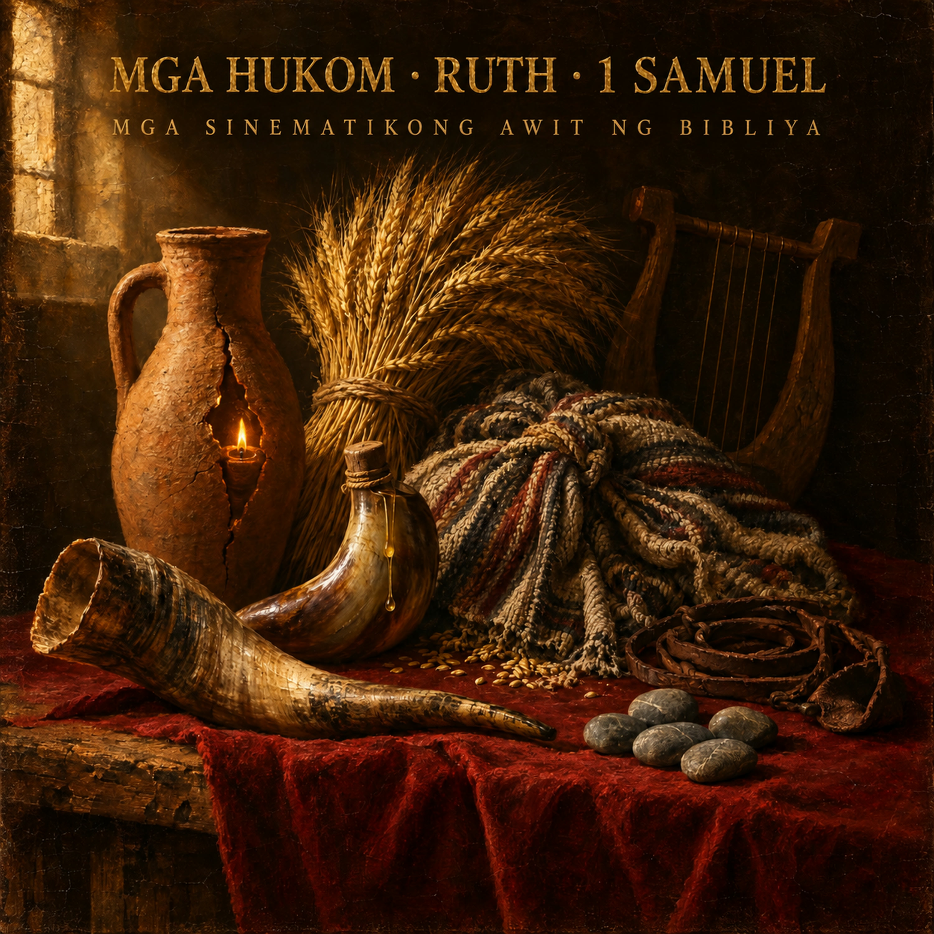 Mga Hukom, Ruth, 1 Samuel by Mga Sinematikong Awit ng Bibliya cover art
