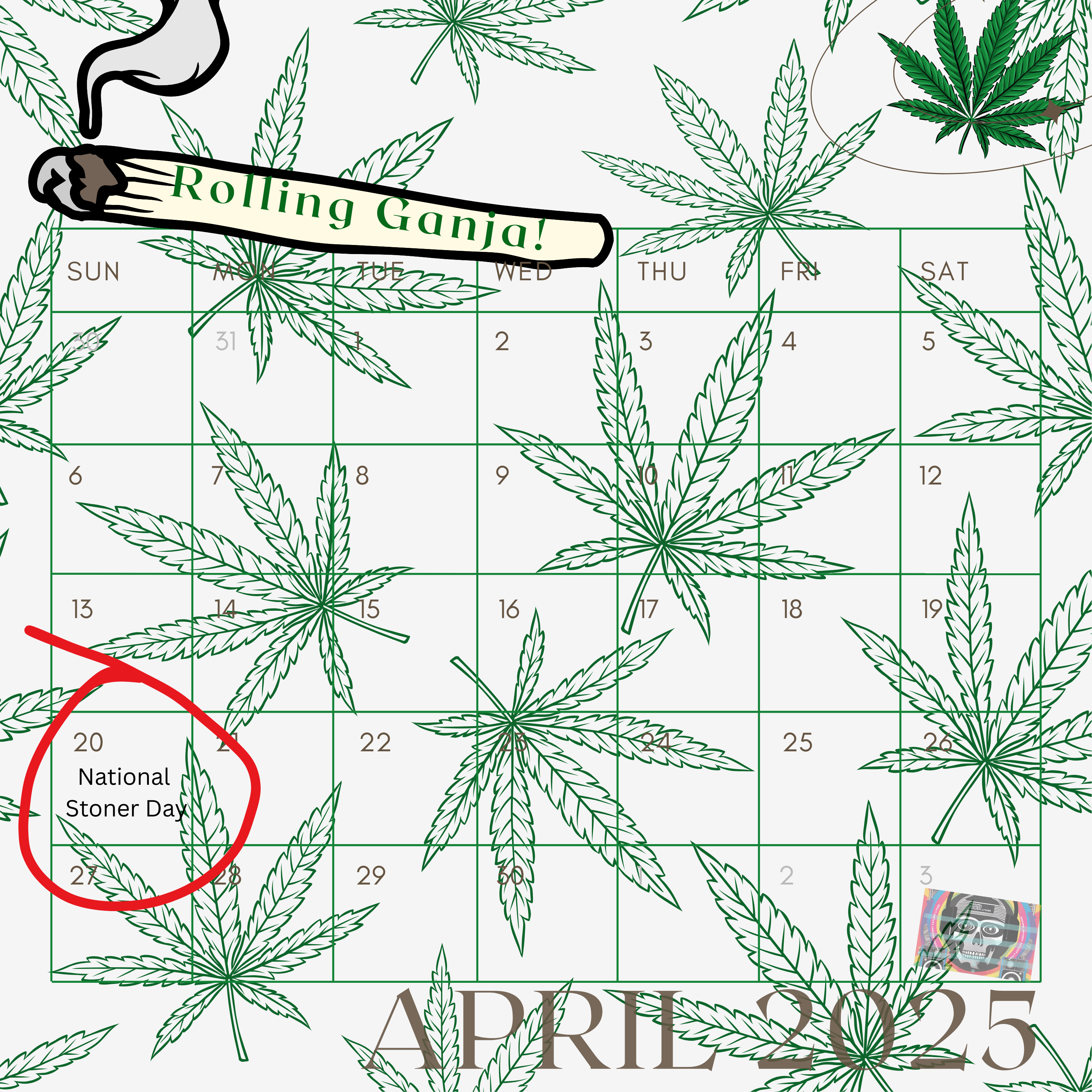 Rolling Mary Jane (Ganja) artwork