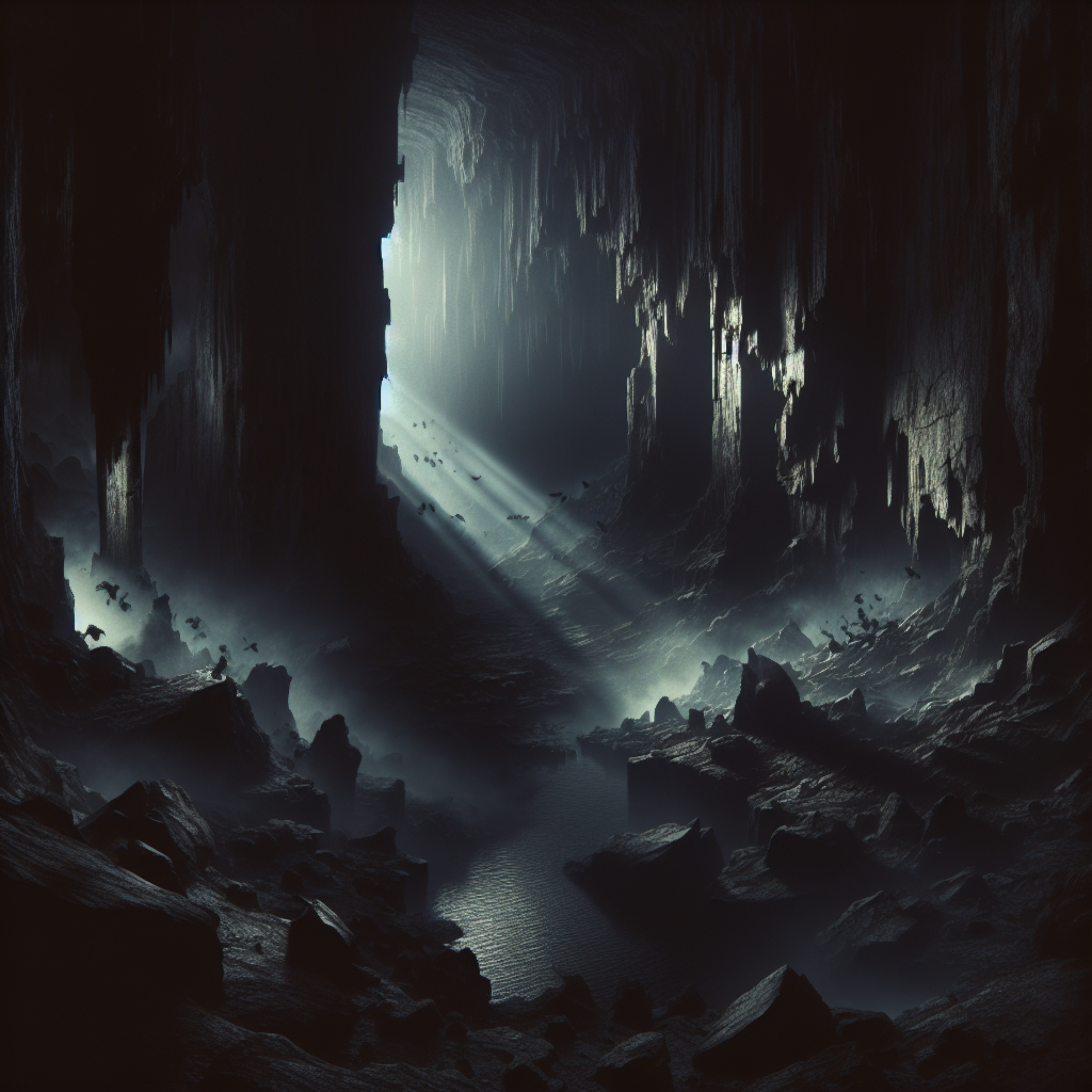 Shadows in the abyss artwork