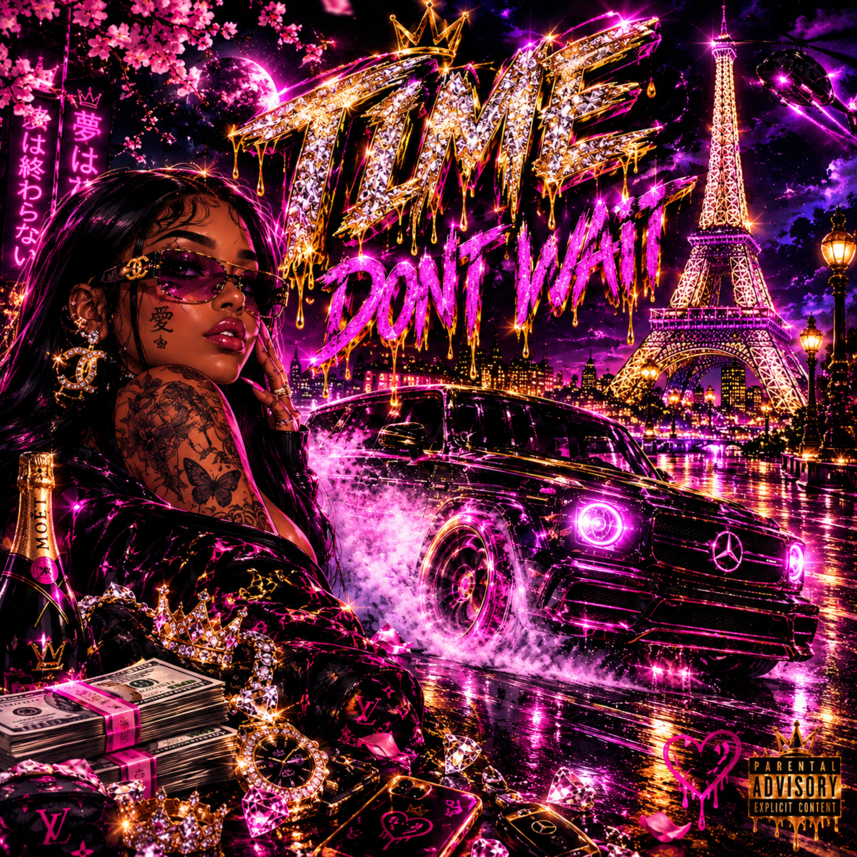 TIME DON’T WAIT by AZIIBAE cover art