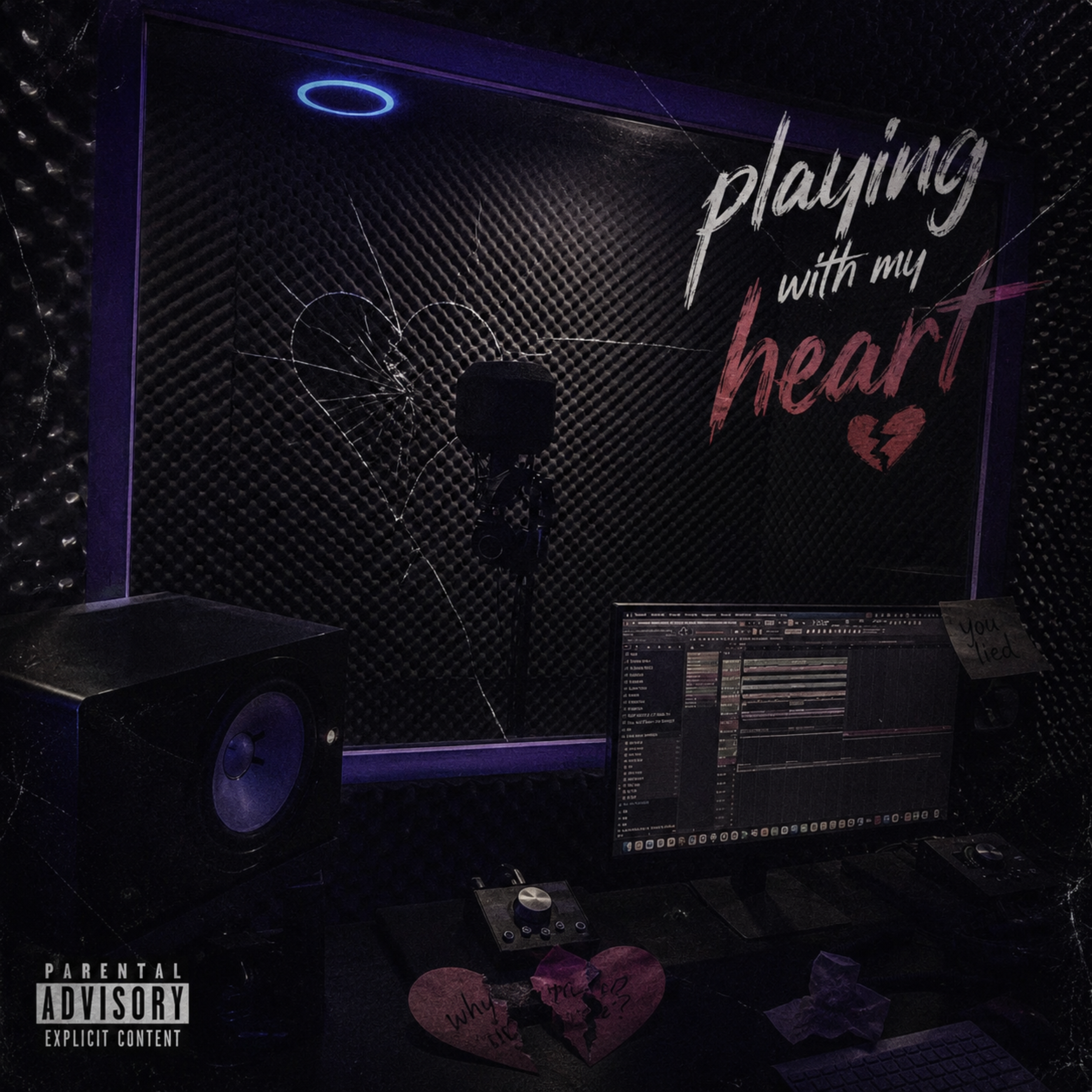 playing with my heart by LRCnextdoor-TOPIC cover art