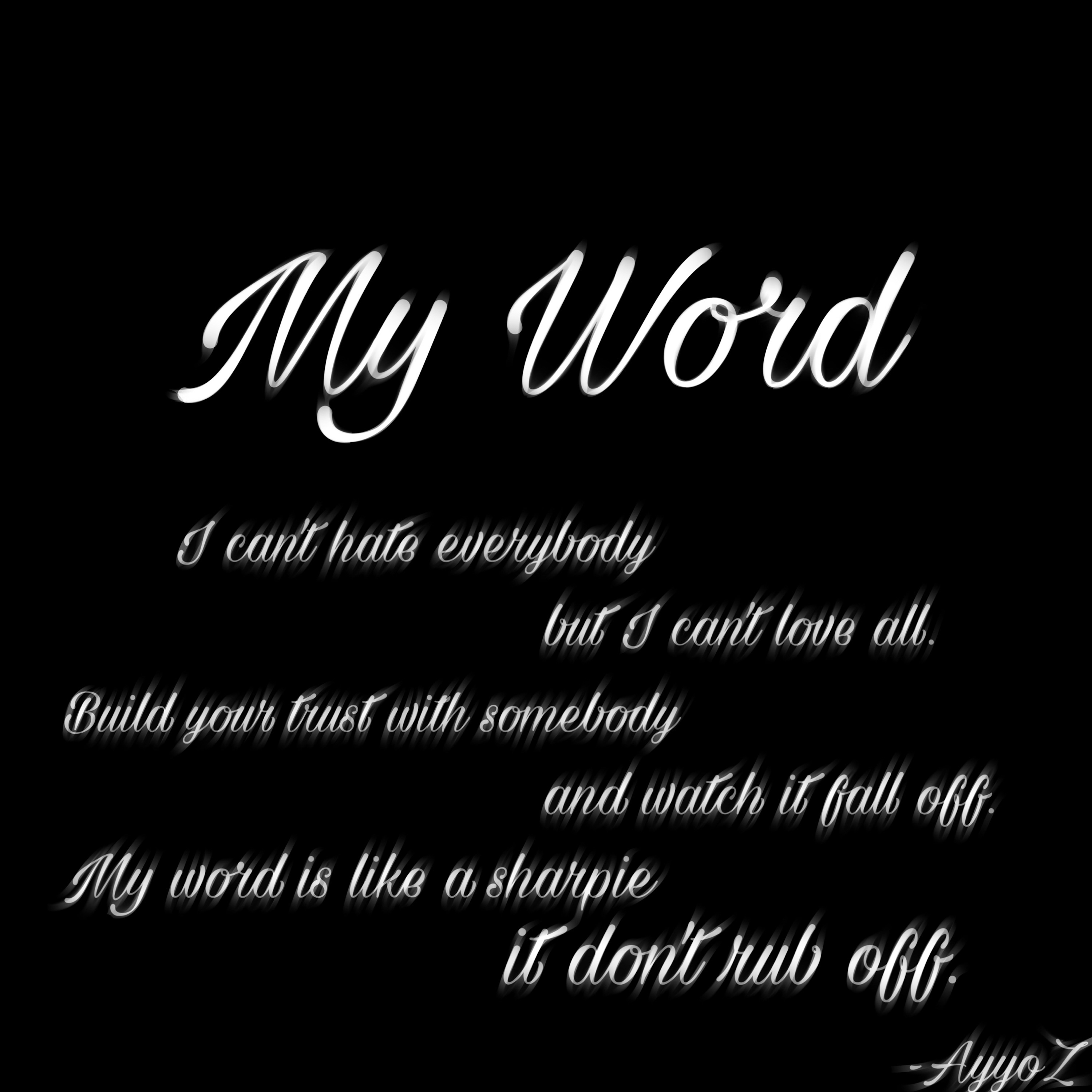 My Word artwork