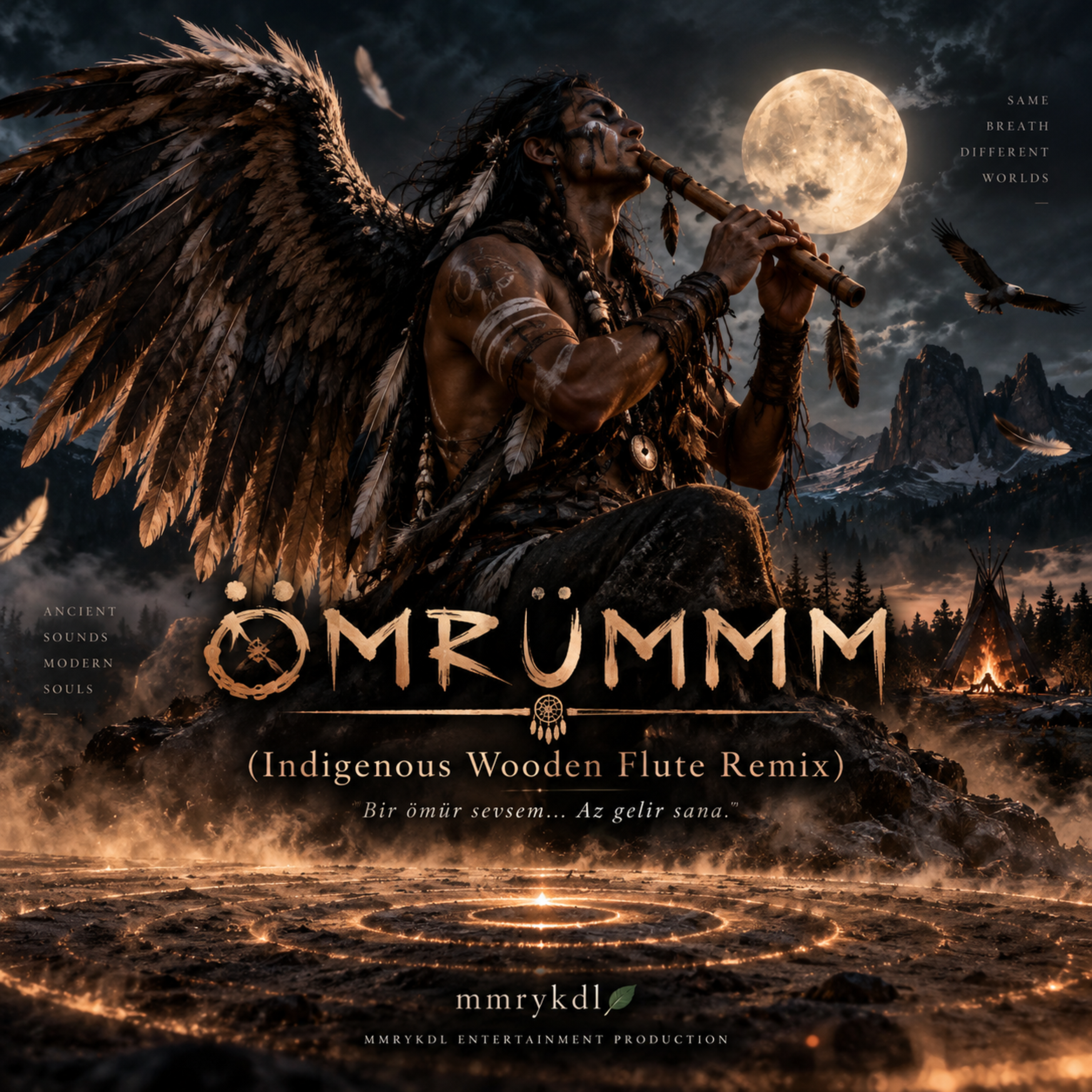 ÖMRÜMMM (Indigenous Wooden Flute Remix) by MMRYKDL cover art
