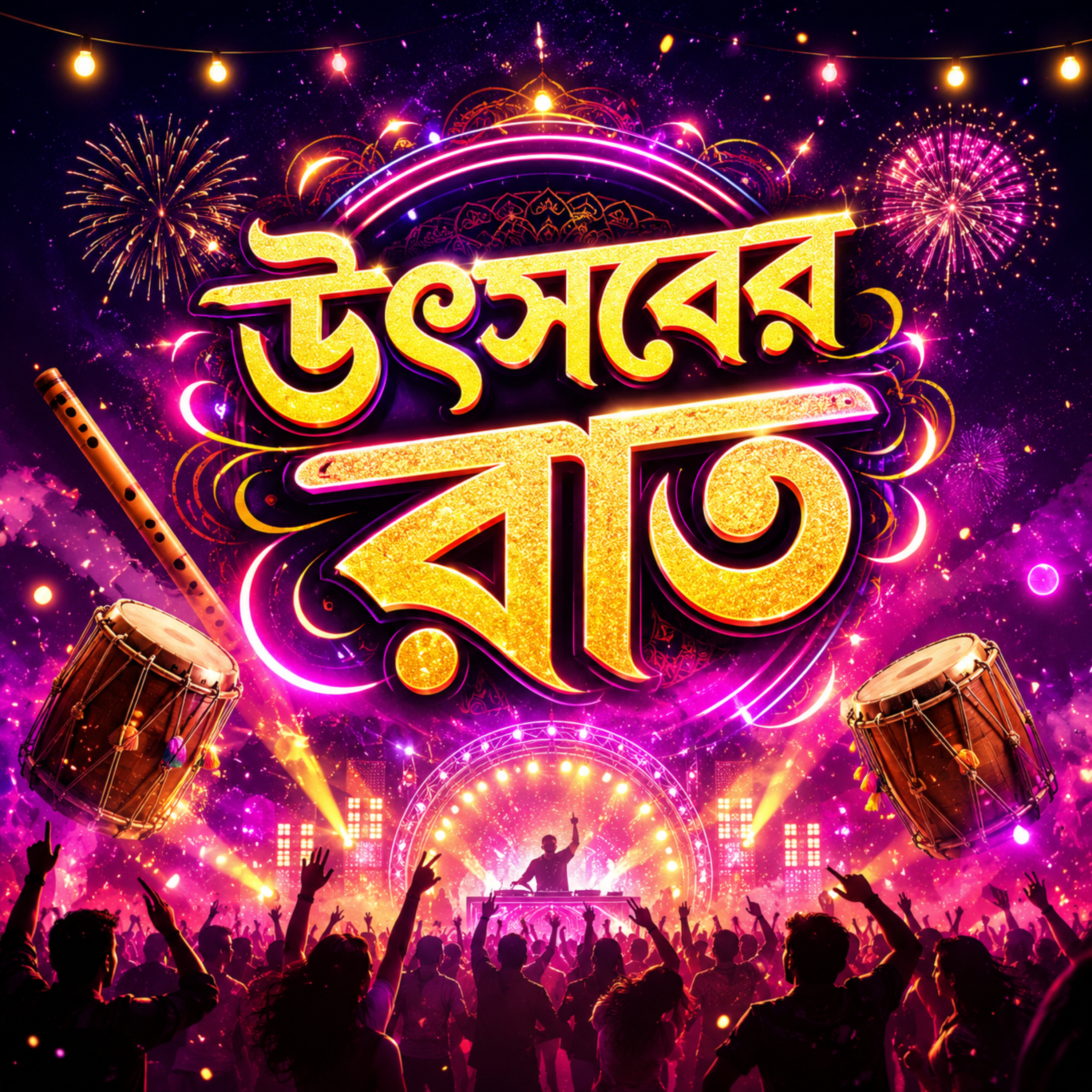 উৎসবের রাত (Utsober Rat) by Rabiul Karim cover art