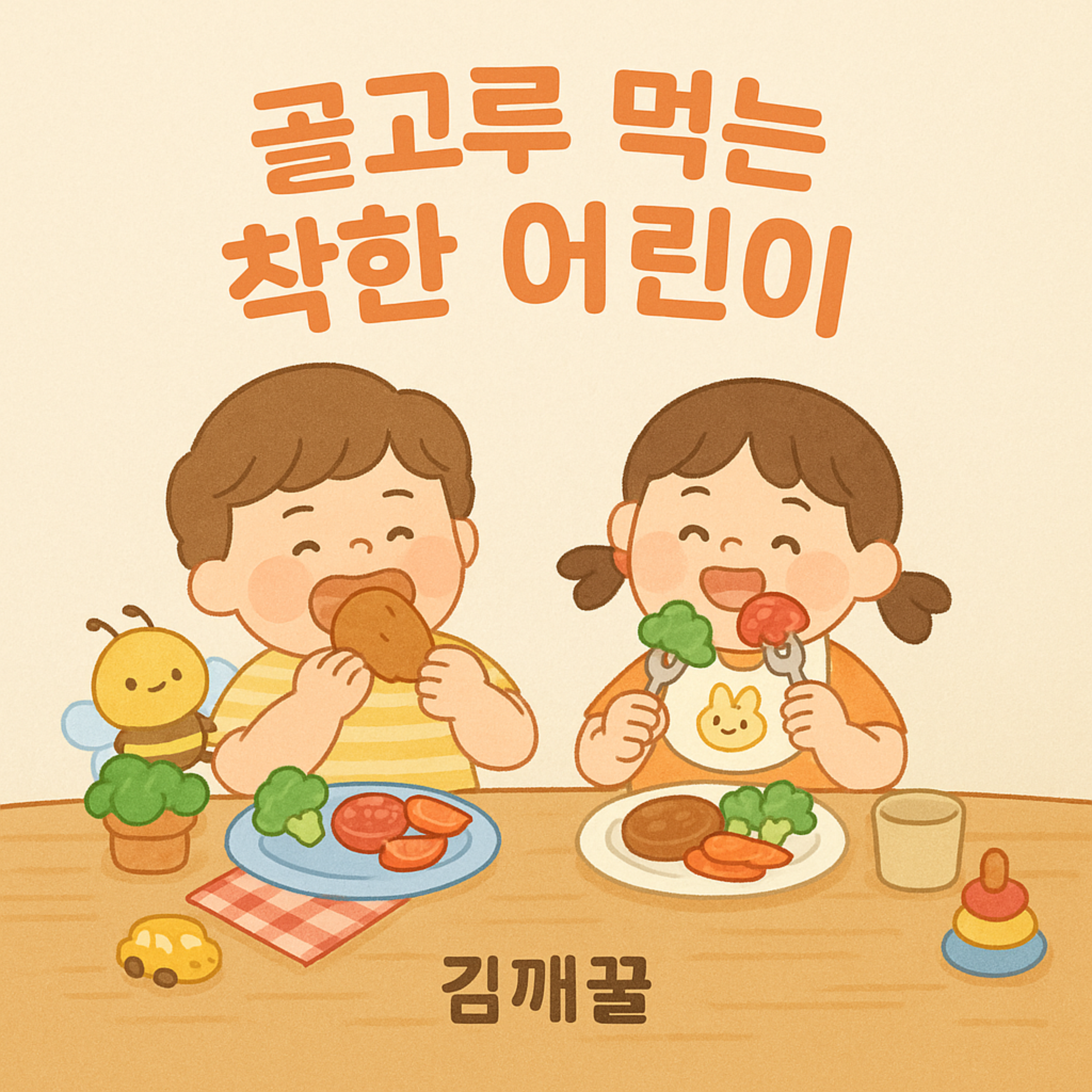골고루 먹는 착한 어린이 artwork
