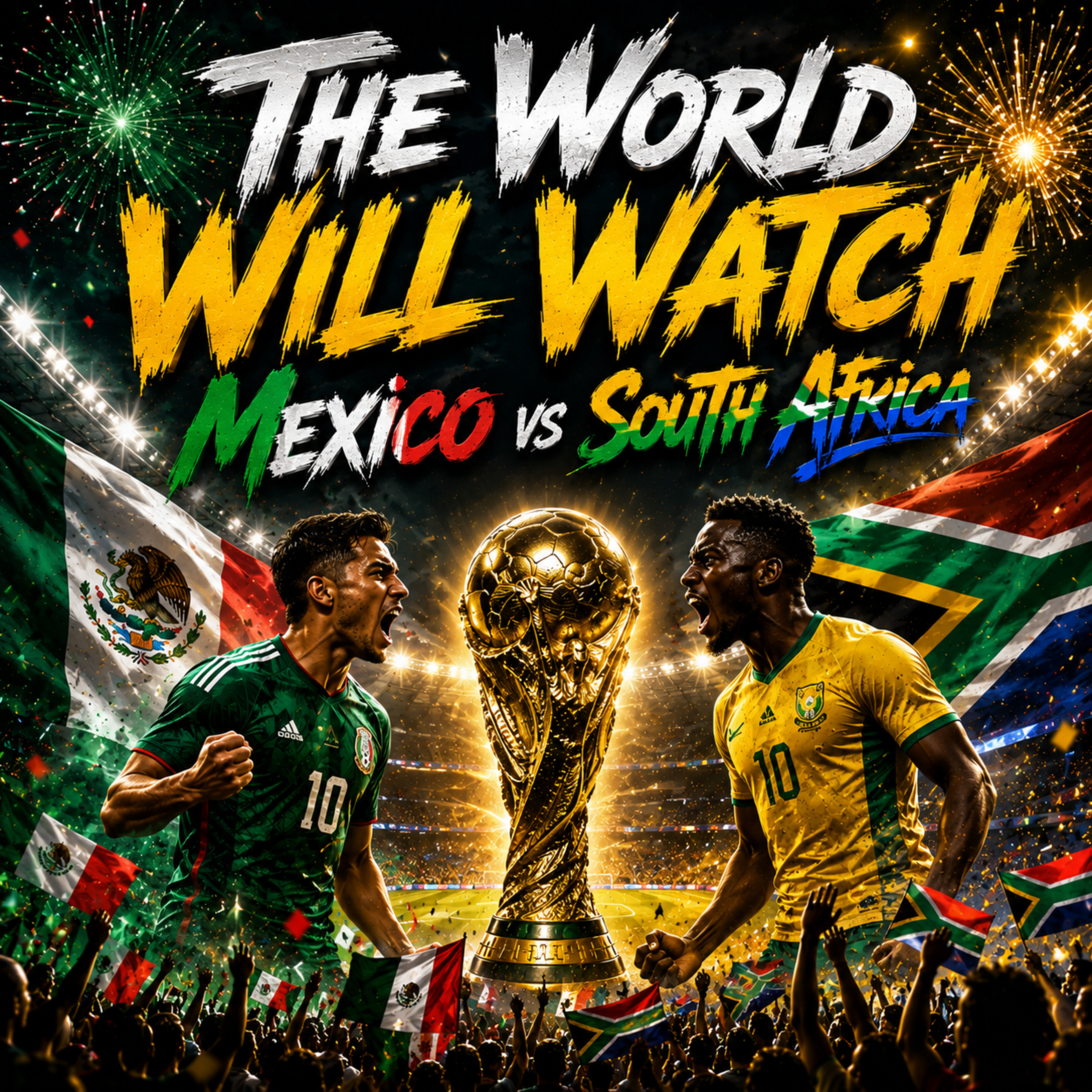 The World Will Watch, Mexico vs South Africa by Anonna Zara cover art