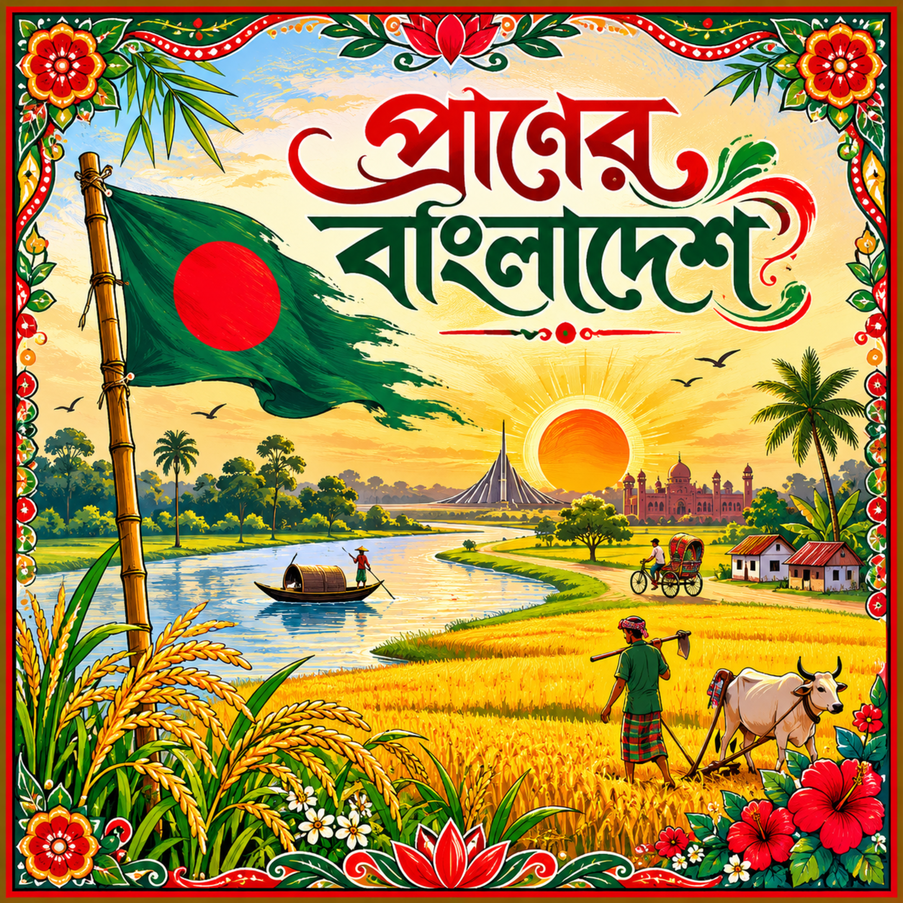 প্রাণের বাংলাদেশ by Rabiul Karim cover art