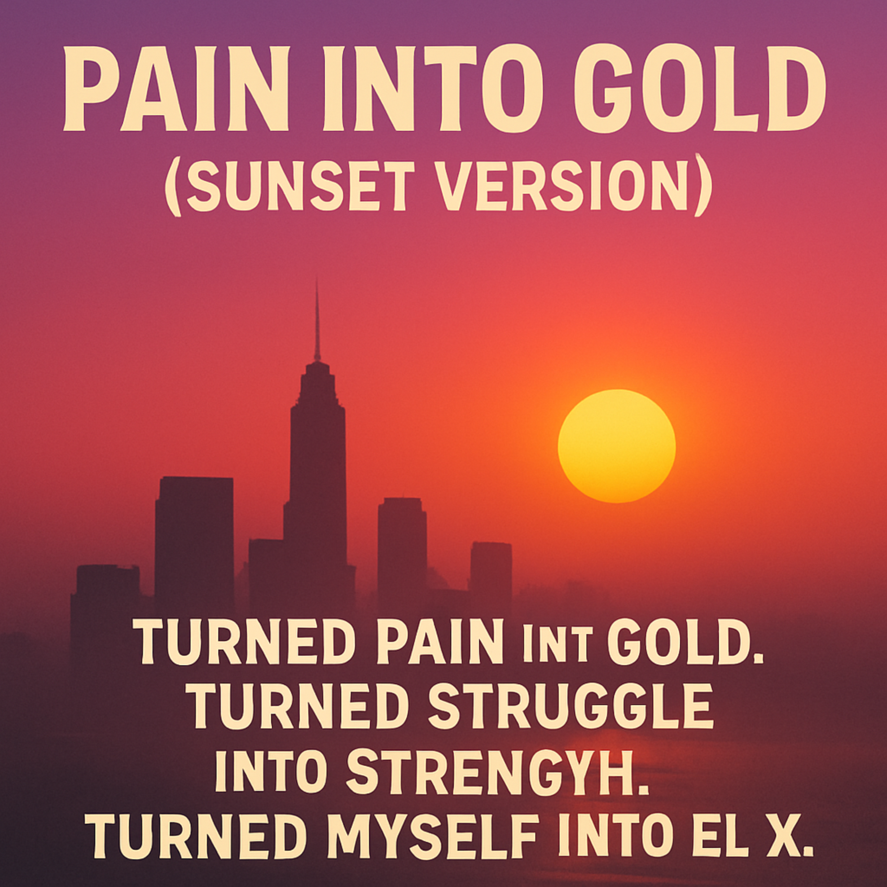 Pain into Gold ( Sunset Version) artwork