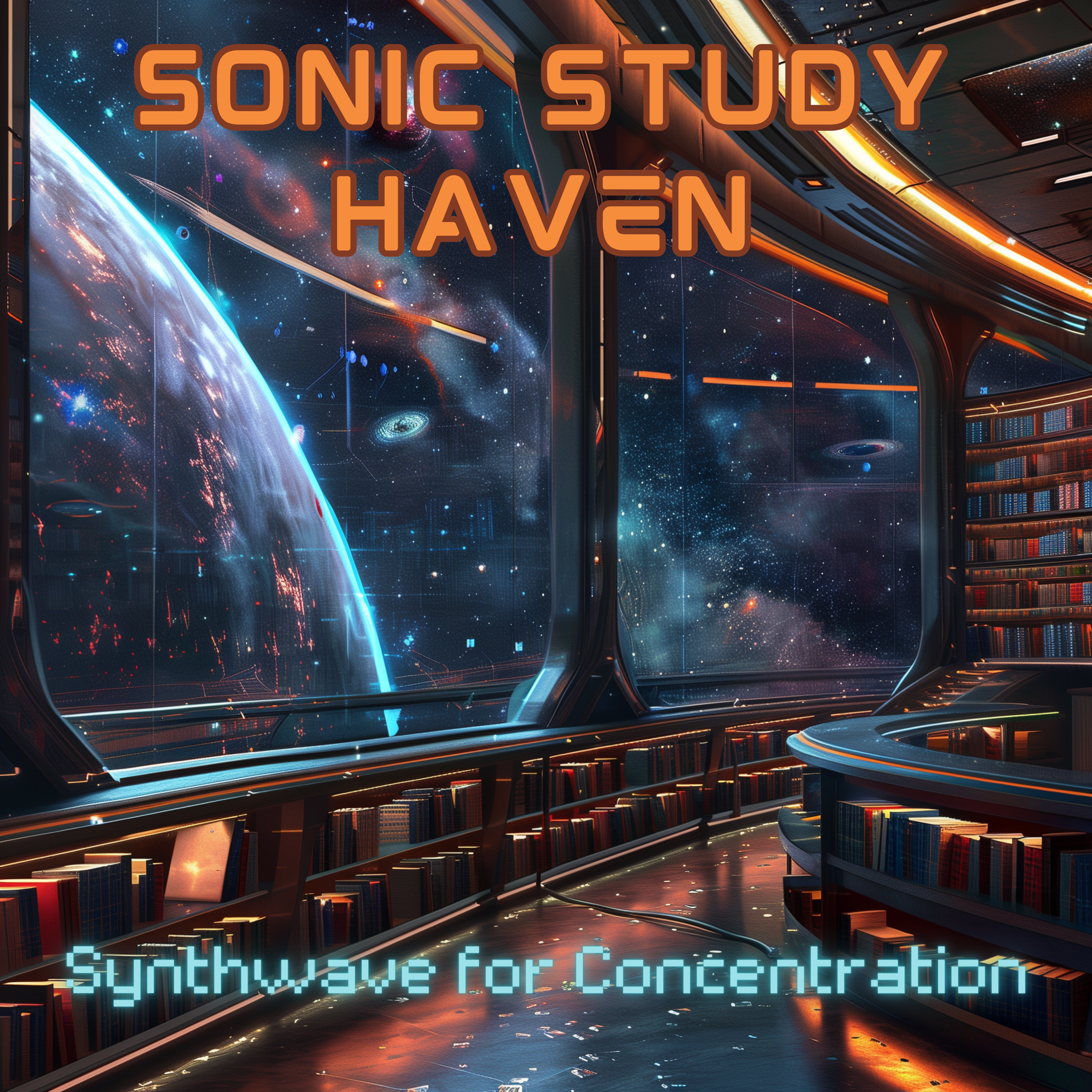 Sonic Study Haven: Synthwave for Concentration artwork