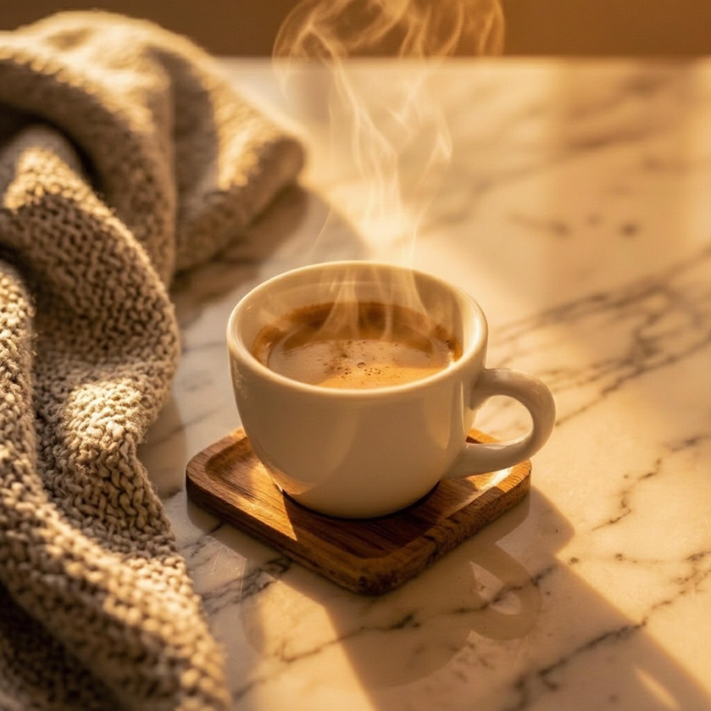 Espresso on a Marble Table | Romantic Jazz by Vibe Explorer cover art