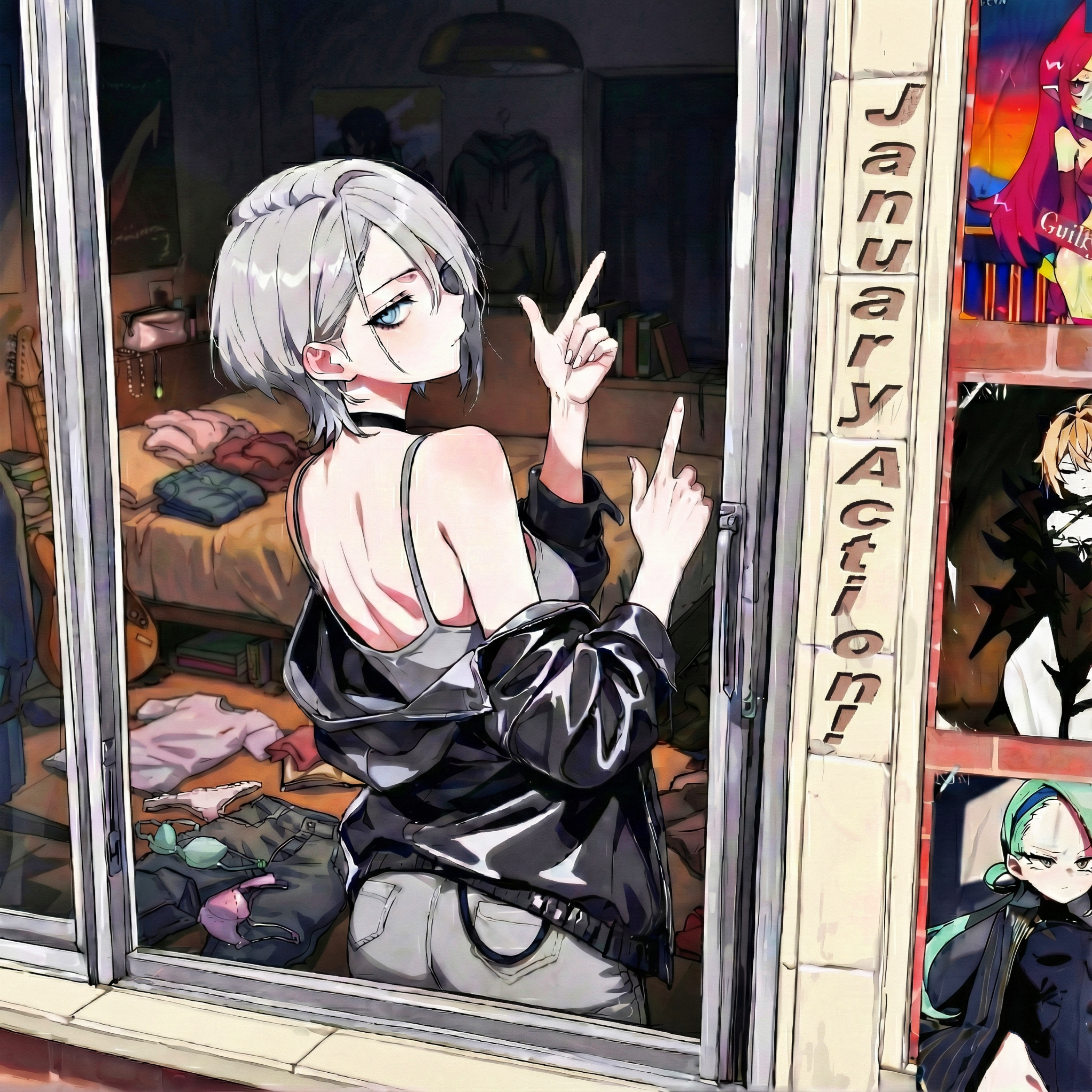 January, Action! artwork