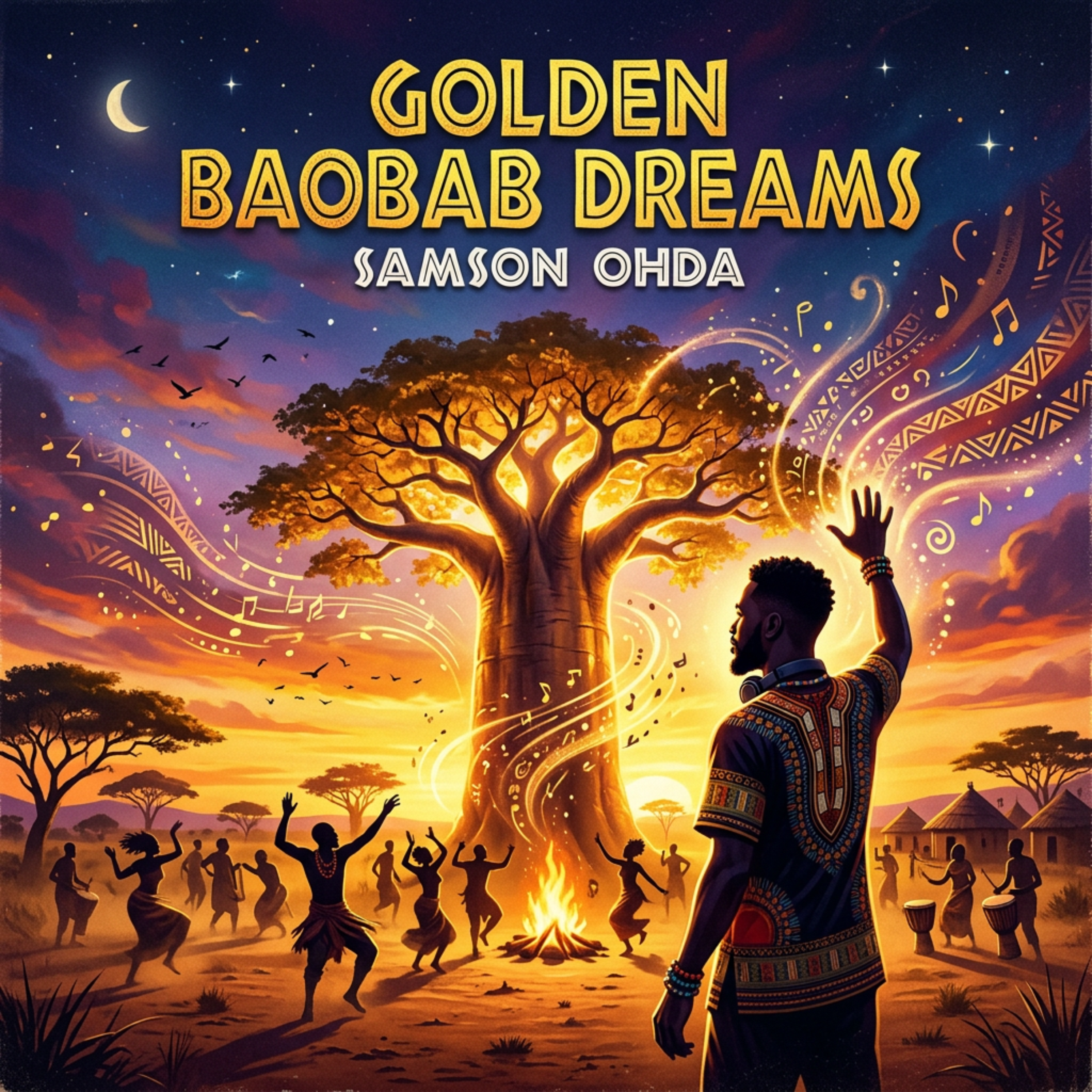 Golden Baobab Dreams by Samson Ohda  cover art