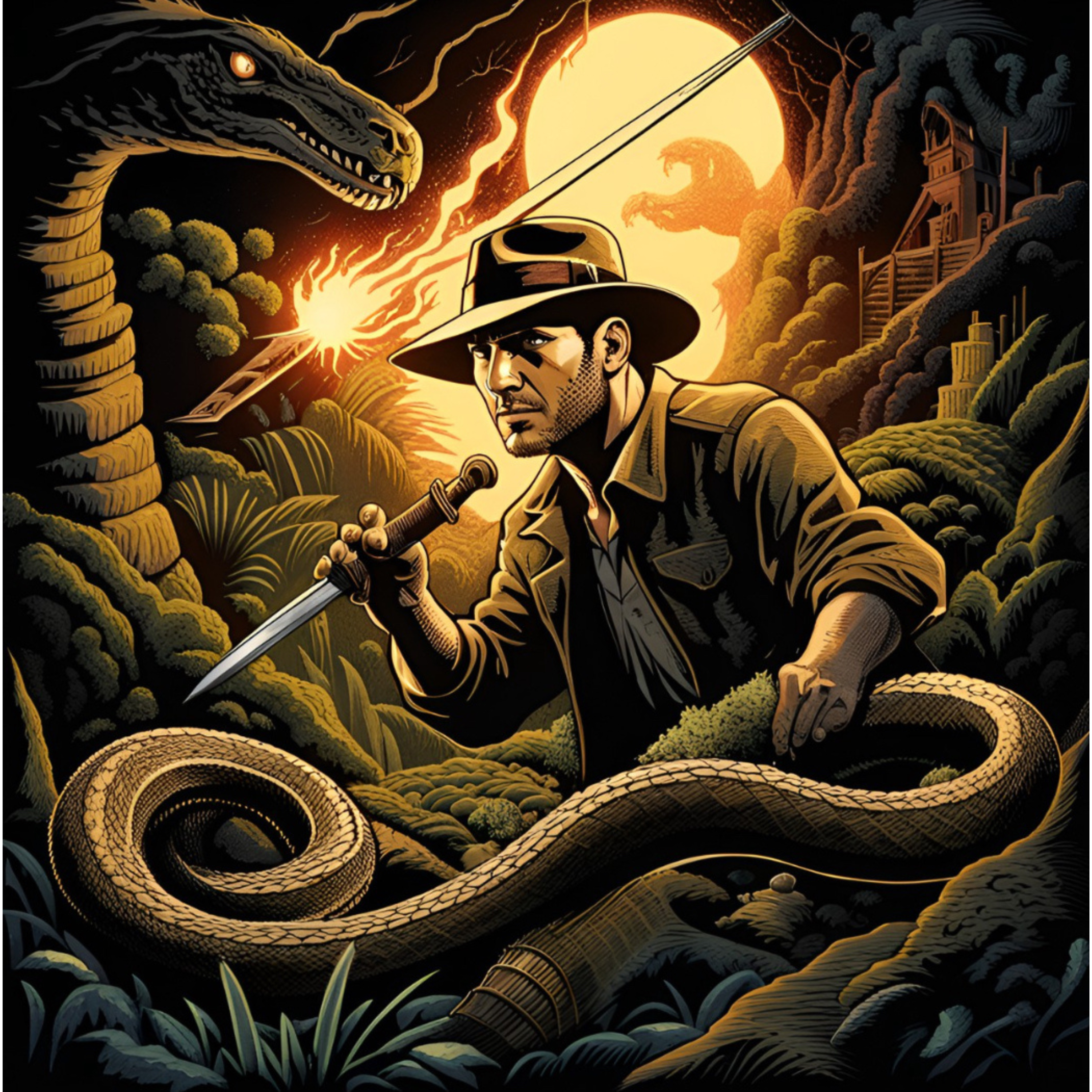 INDIANA JONES artwork