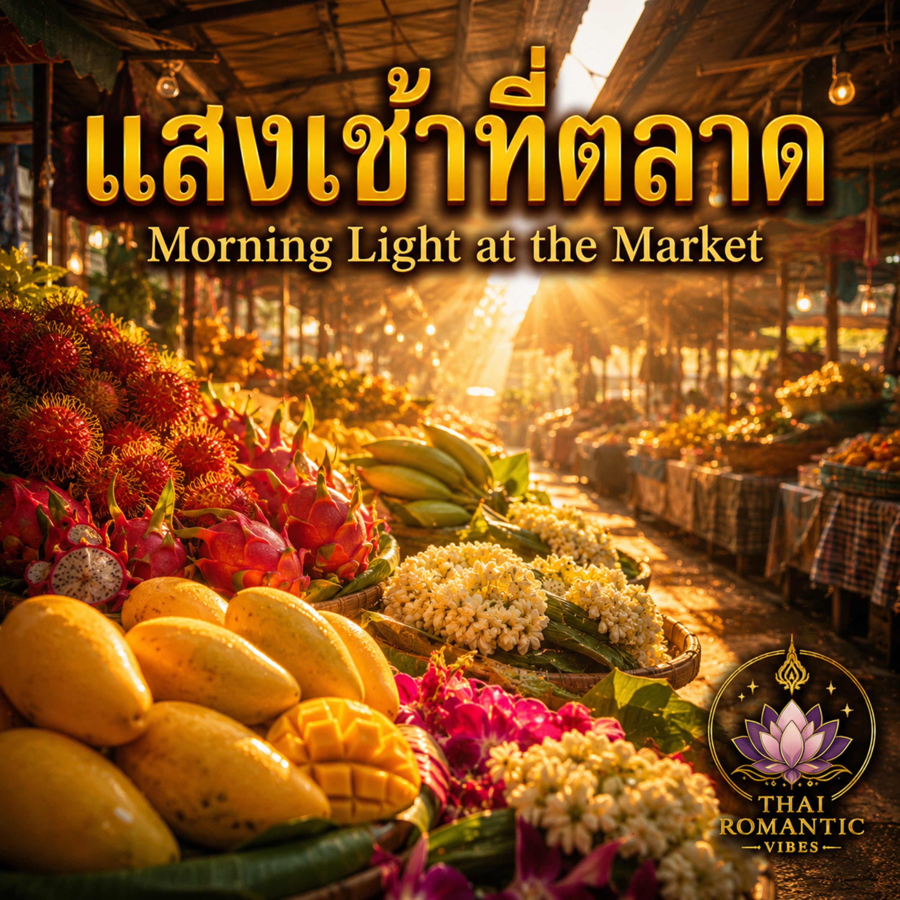 แสงเช้าที่ตลาด  Morning Light at the Market by Thai Romantic Vibes cover art