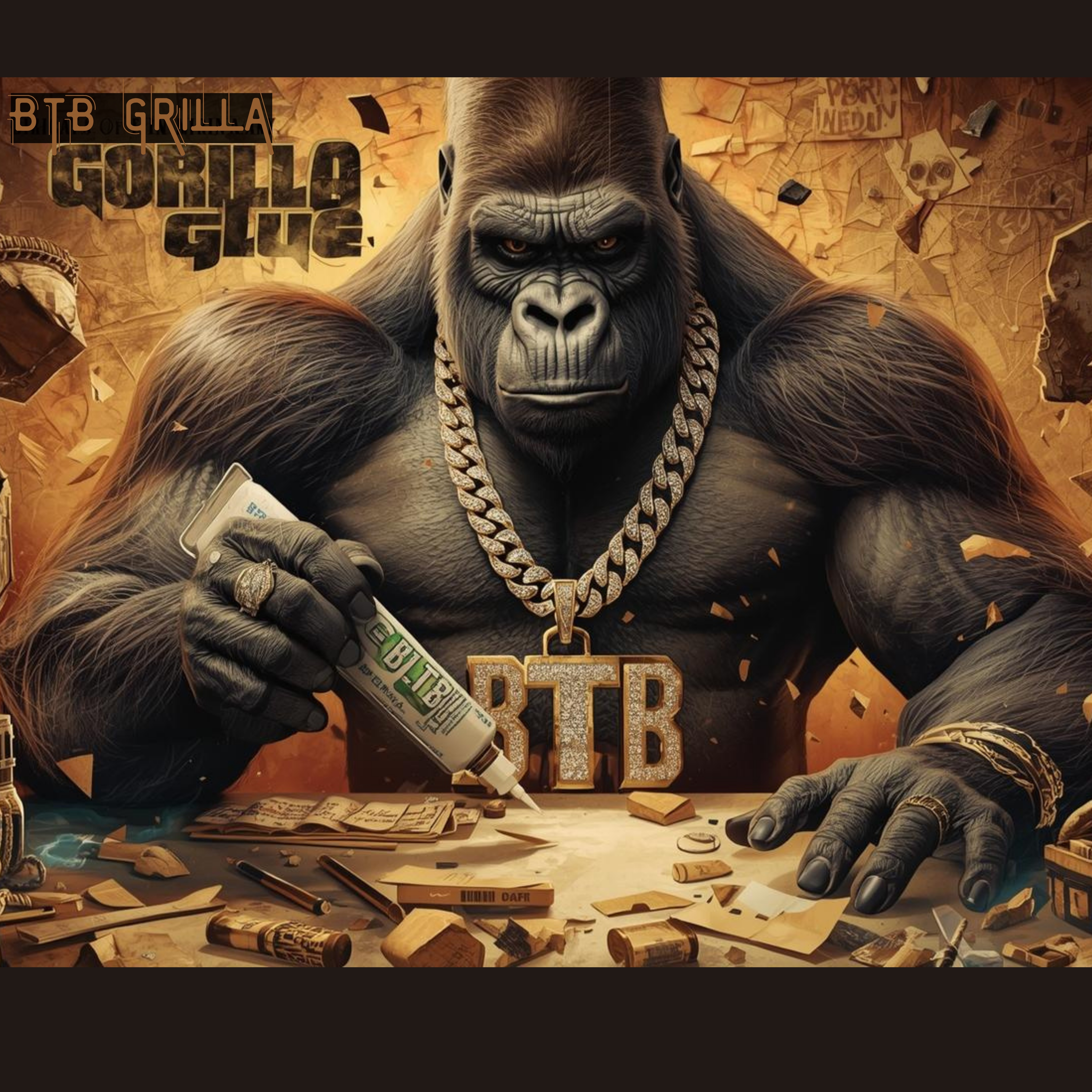 Gorilla Glue artwork