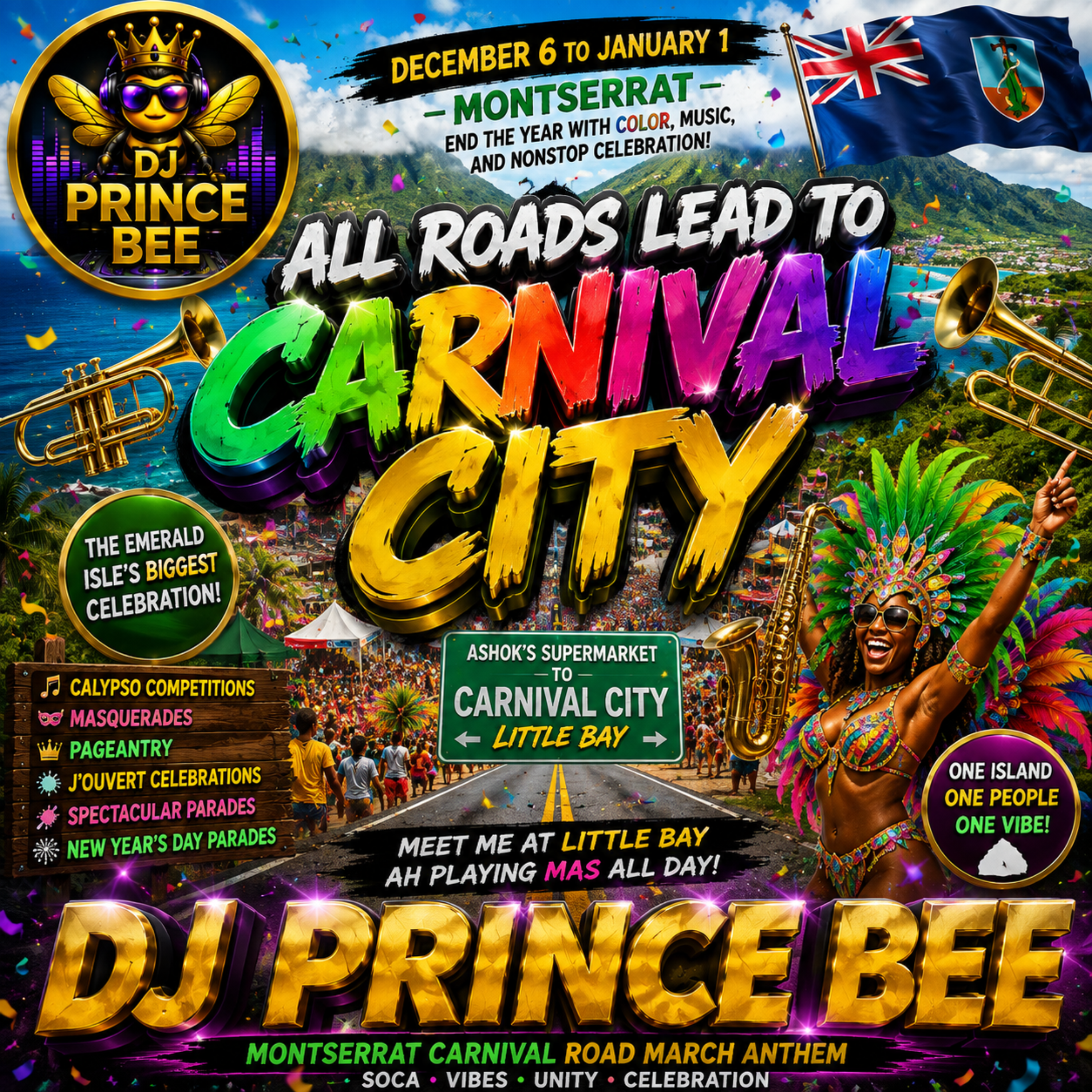 All Roads Lead To Carnival City by DJ PRINCE BEE cover art