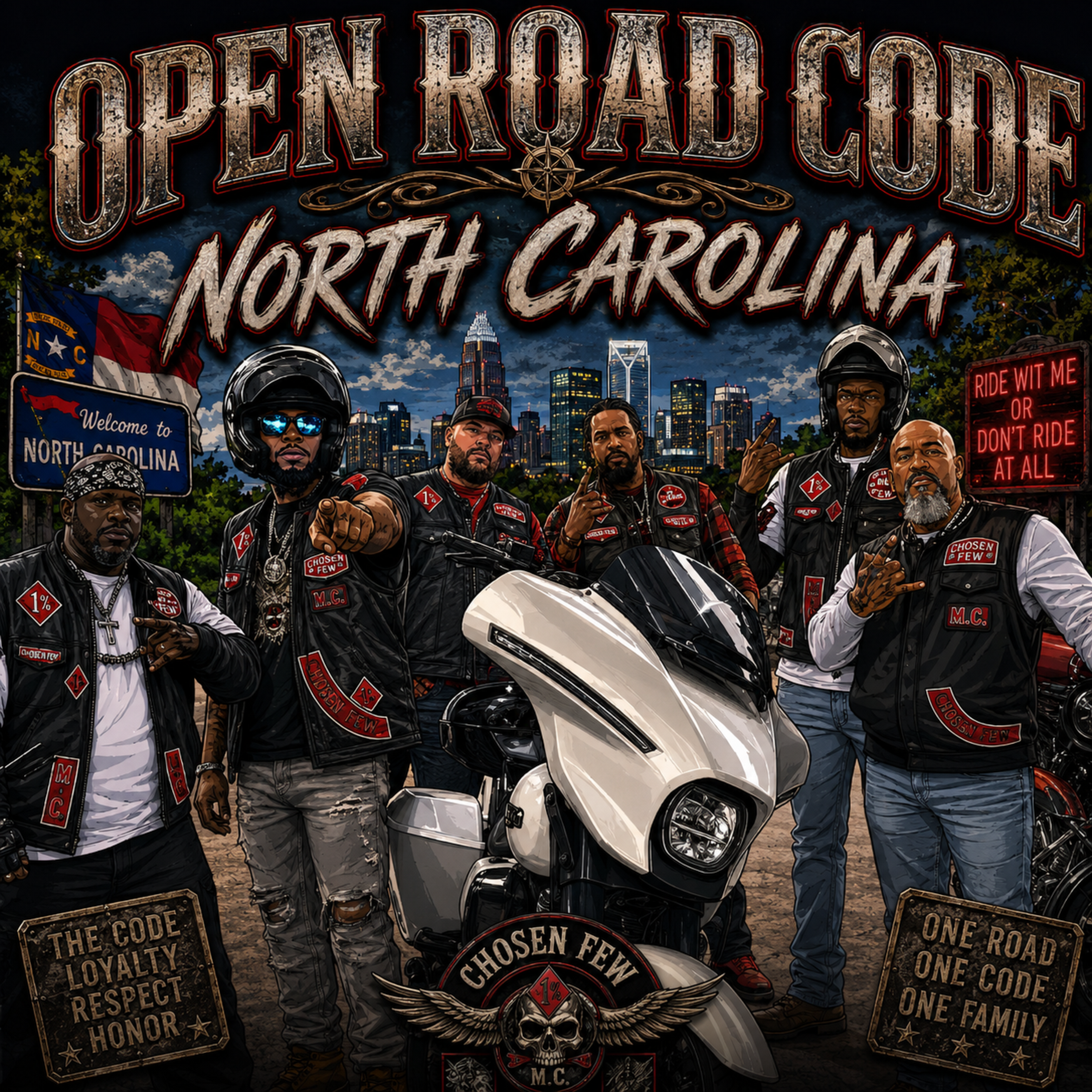 Open Road Code (North Carolina) by Butterfly Beast or Barbie cover art