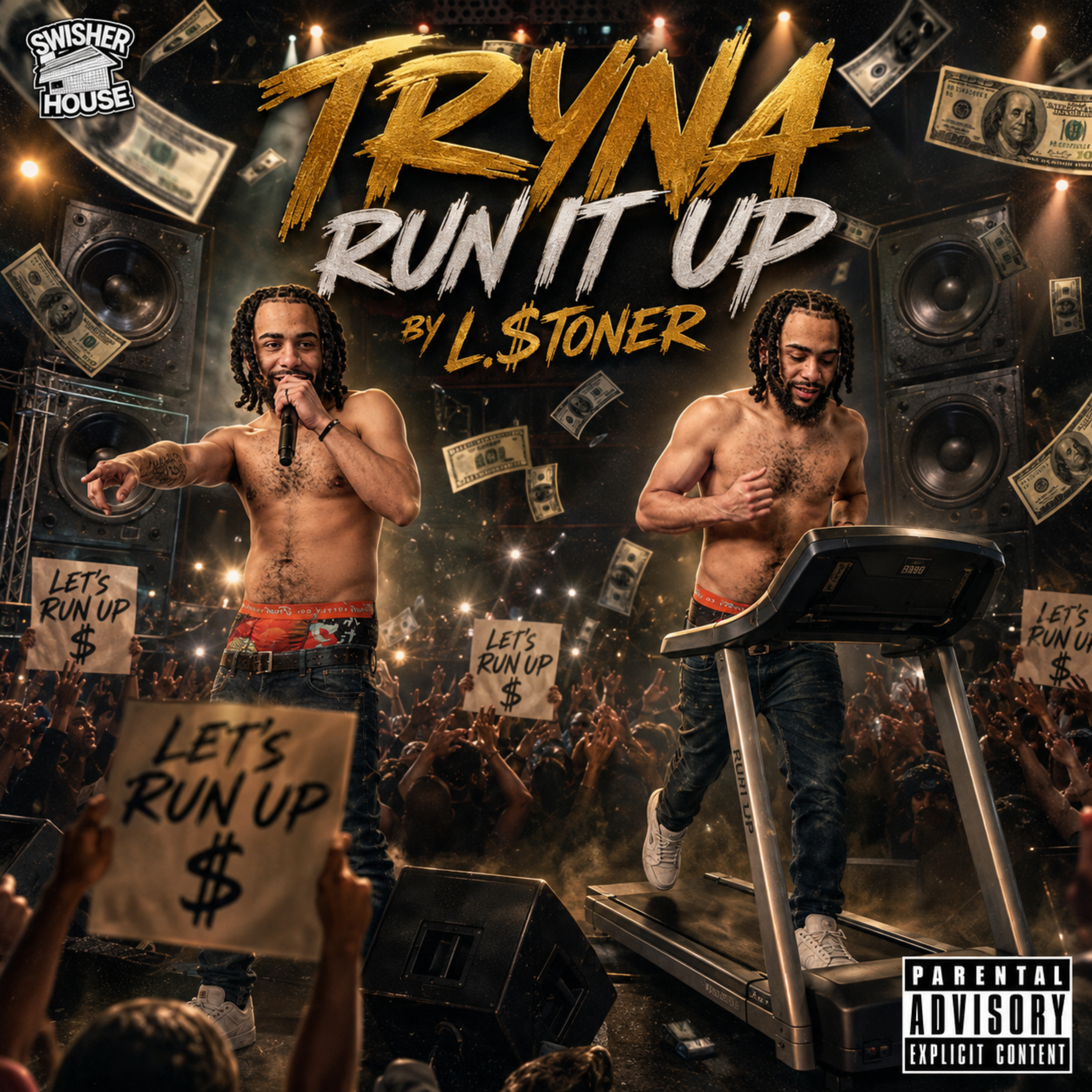Tryna Run It Up by L.Stoner cover art