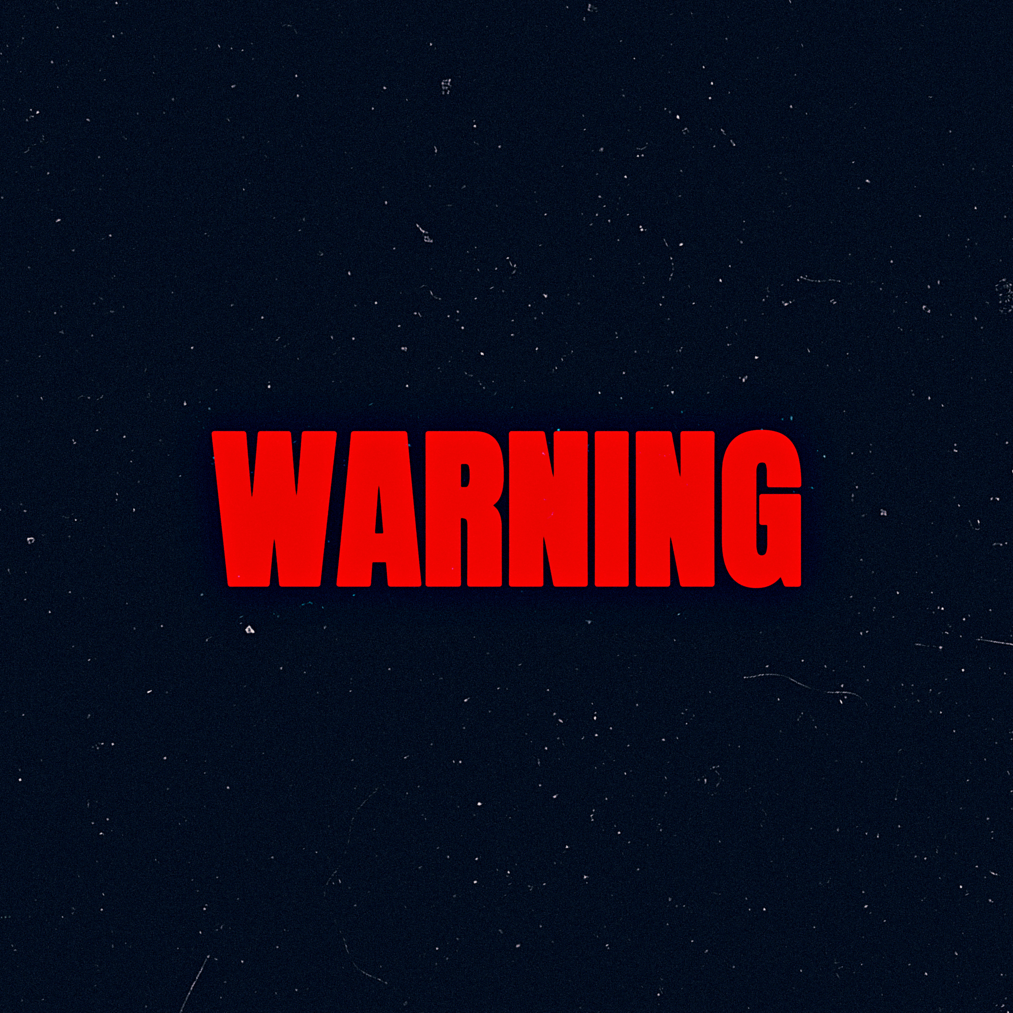 Warning artwork