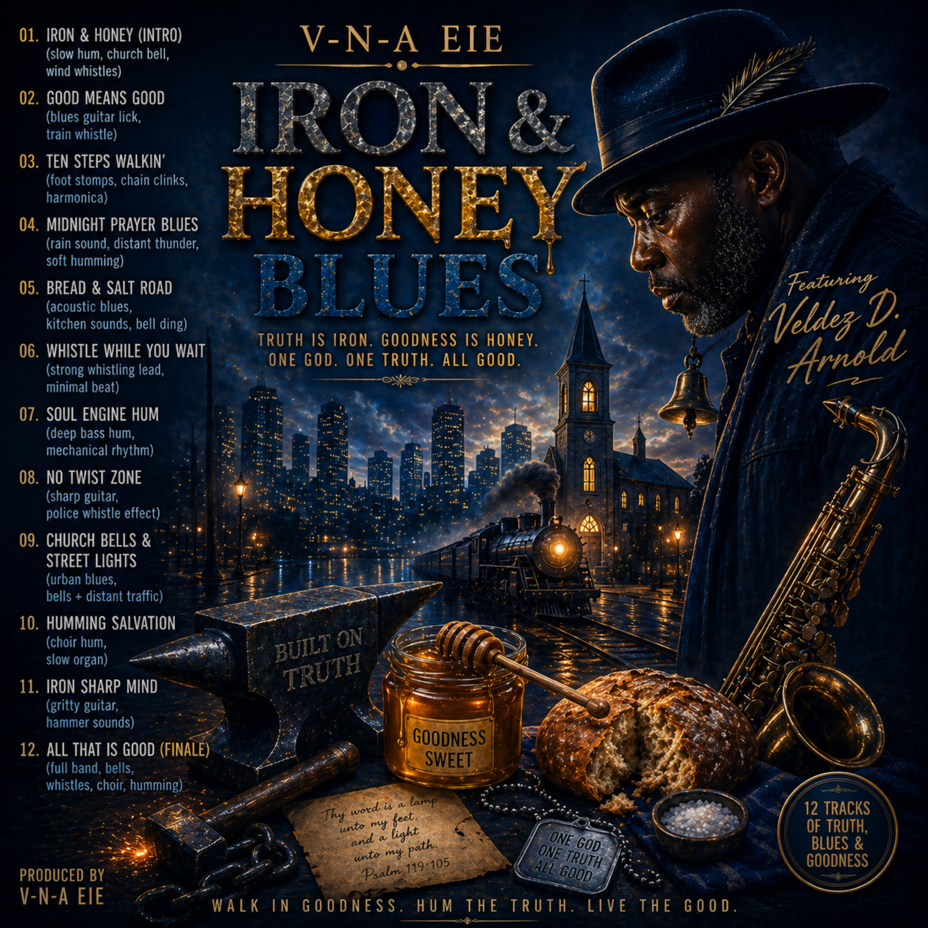 IRON & HONEY BLUES all that is good artwork