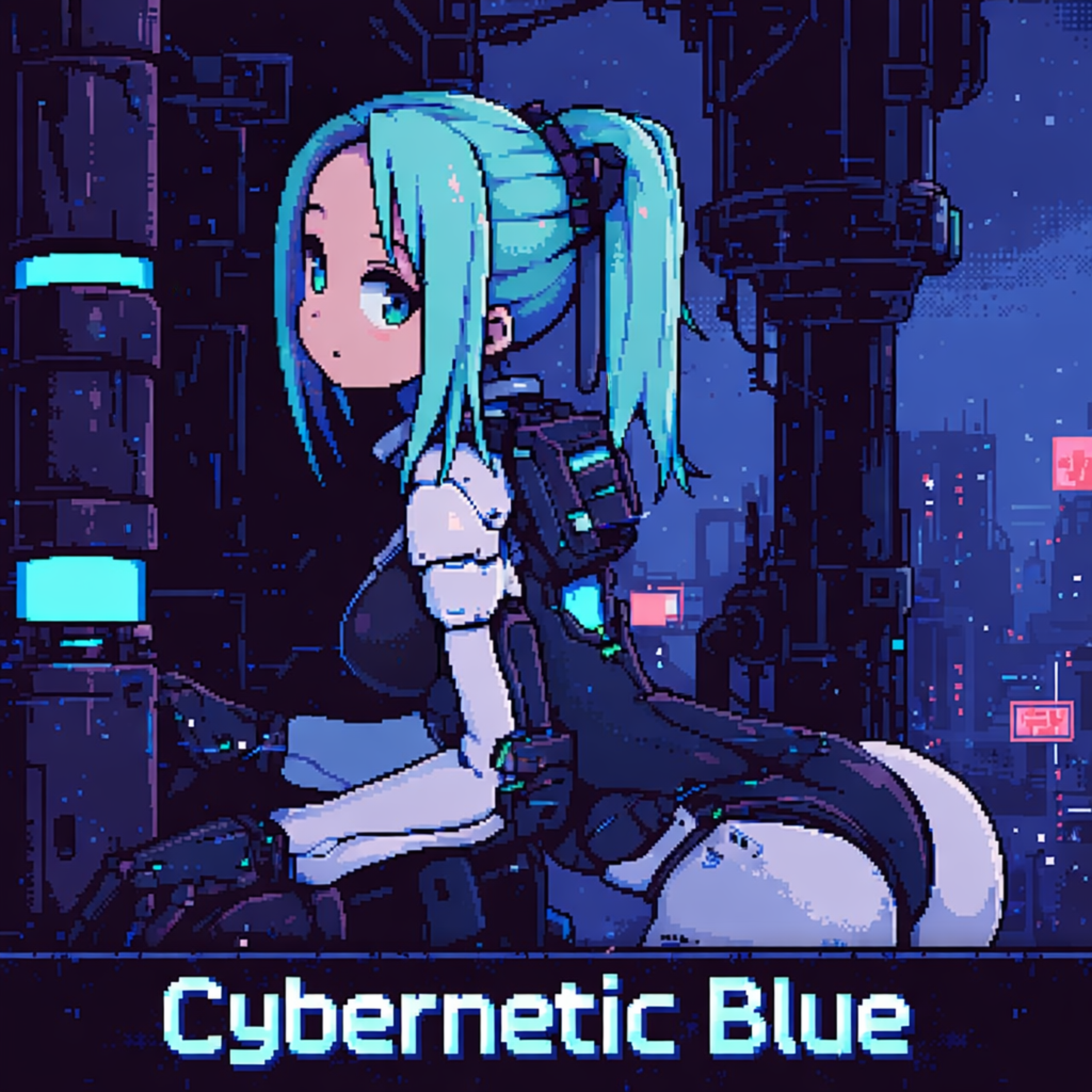 Cybernetic Blue artwork