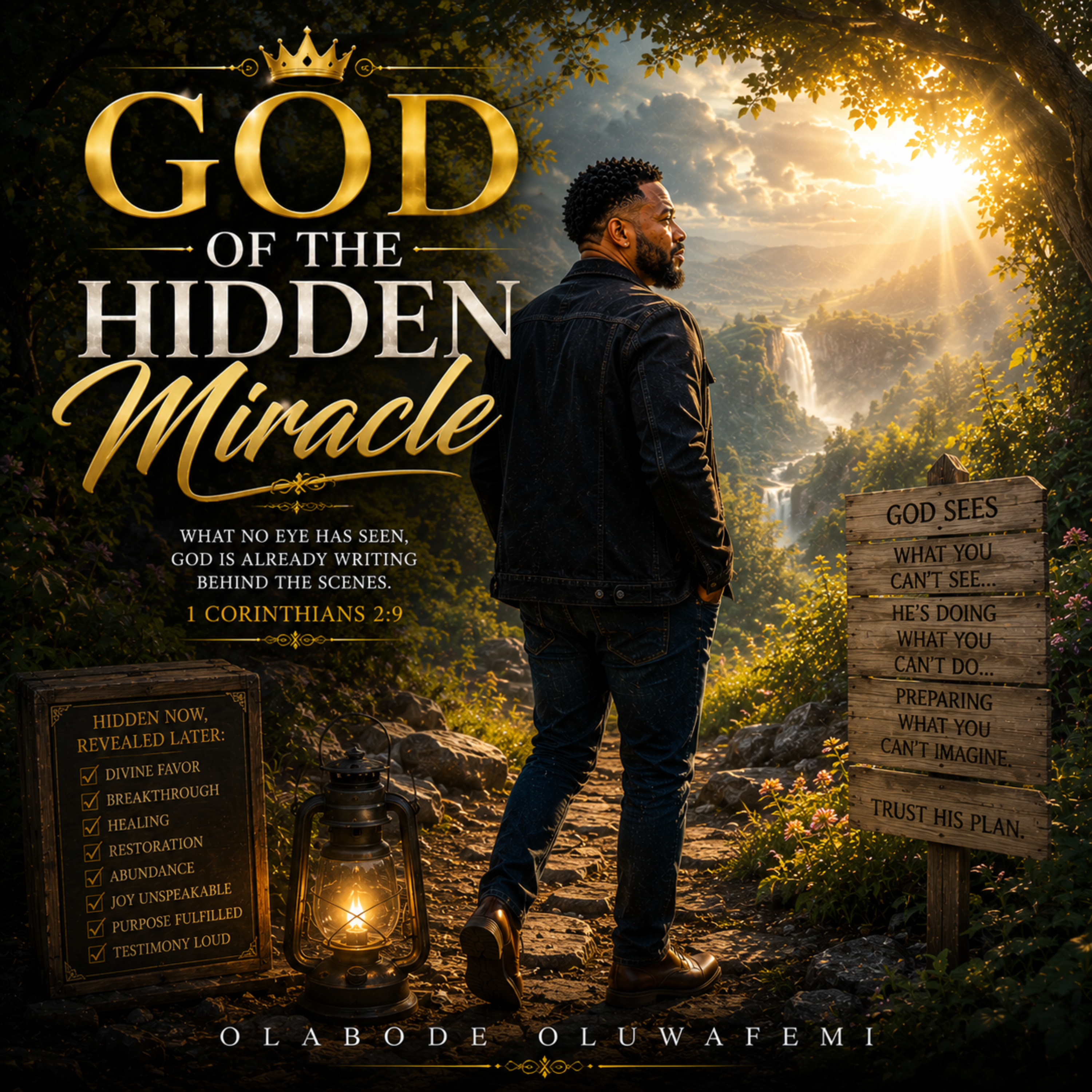 God of the Hidden Miracle by olabode oluwafemi cover art