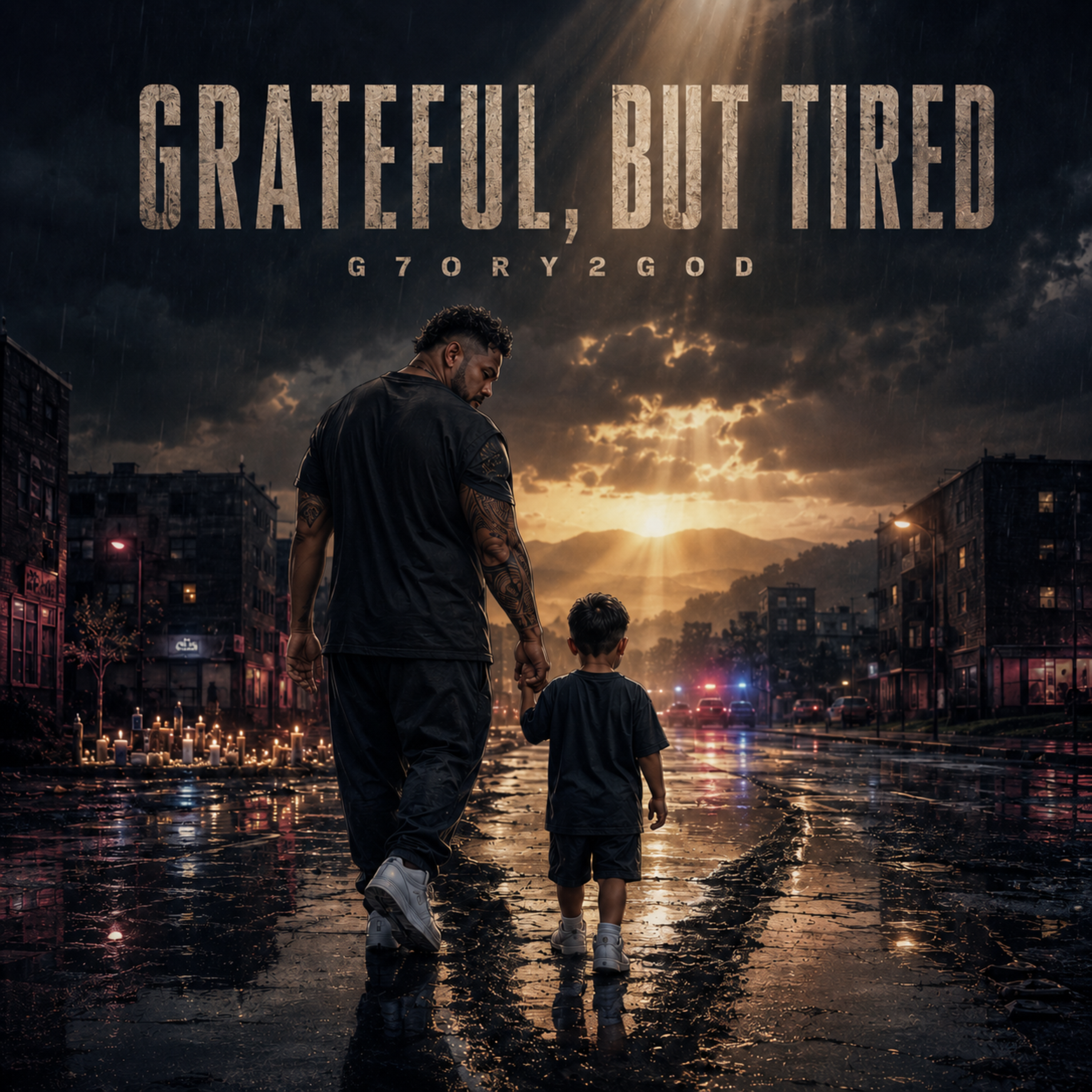 GRATEFUL, BUT I’M TIRED by Peter Tavale cover art