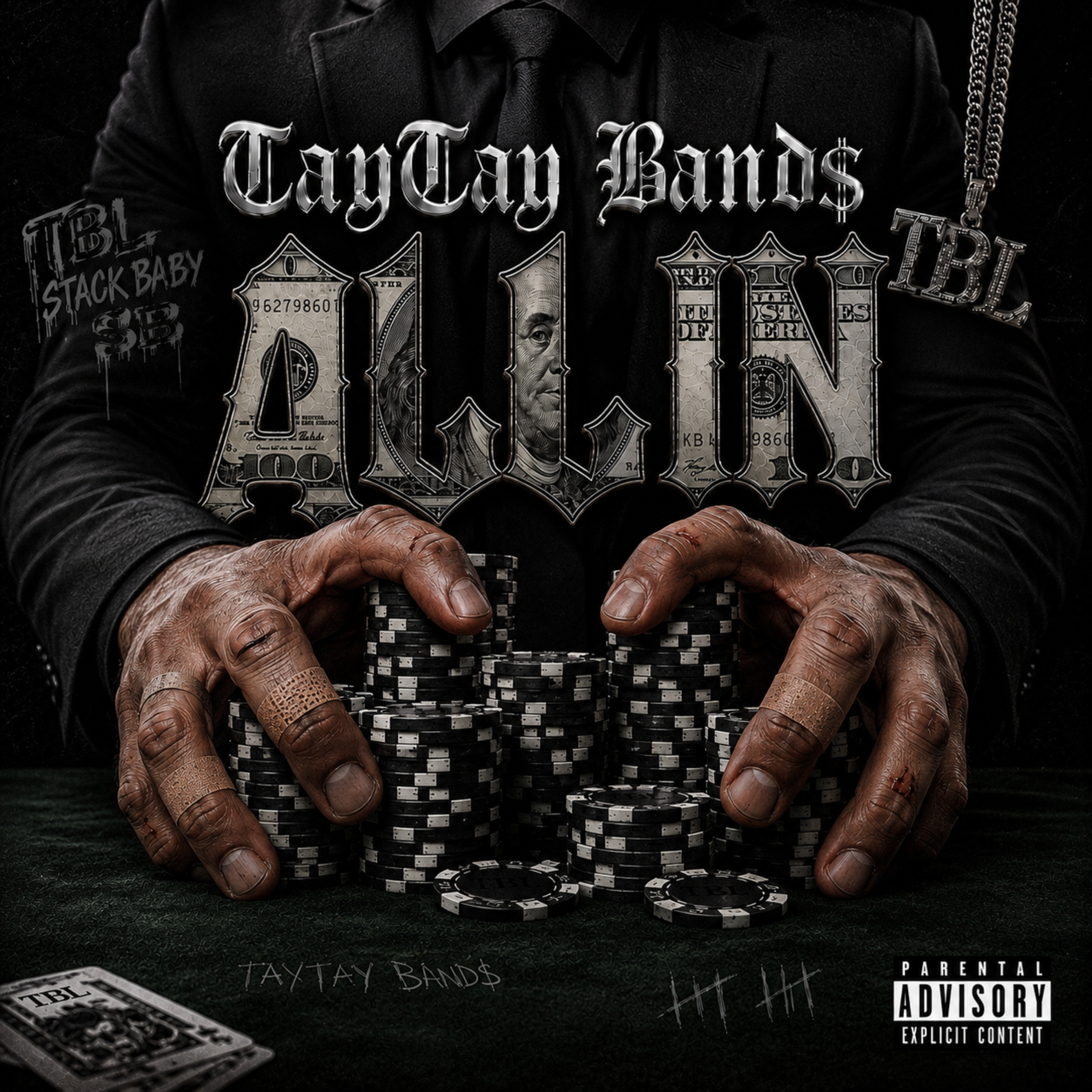 ALL IN by TayTay Band$ cover art