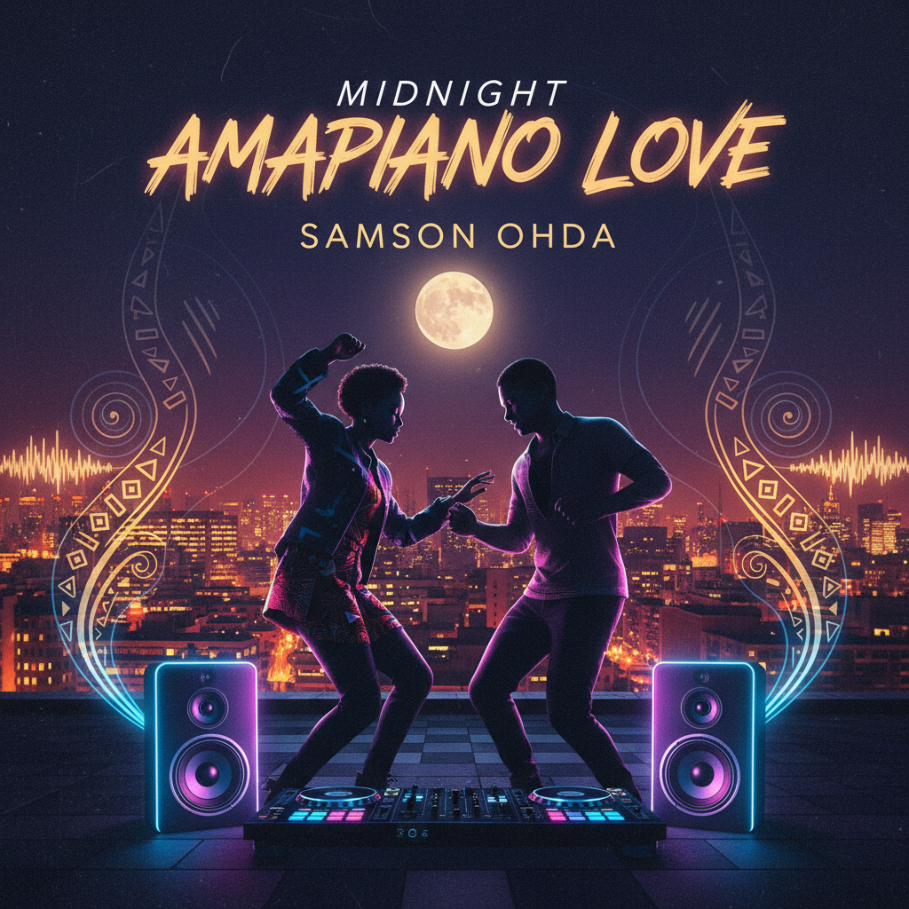 Midnight Amapiano Love by Samson Ohda  cover art