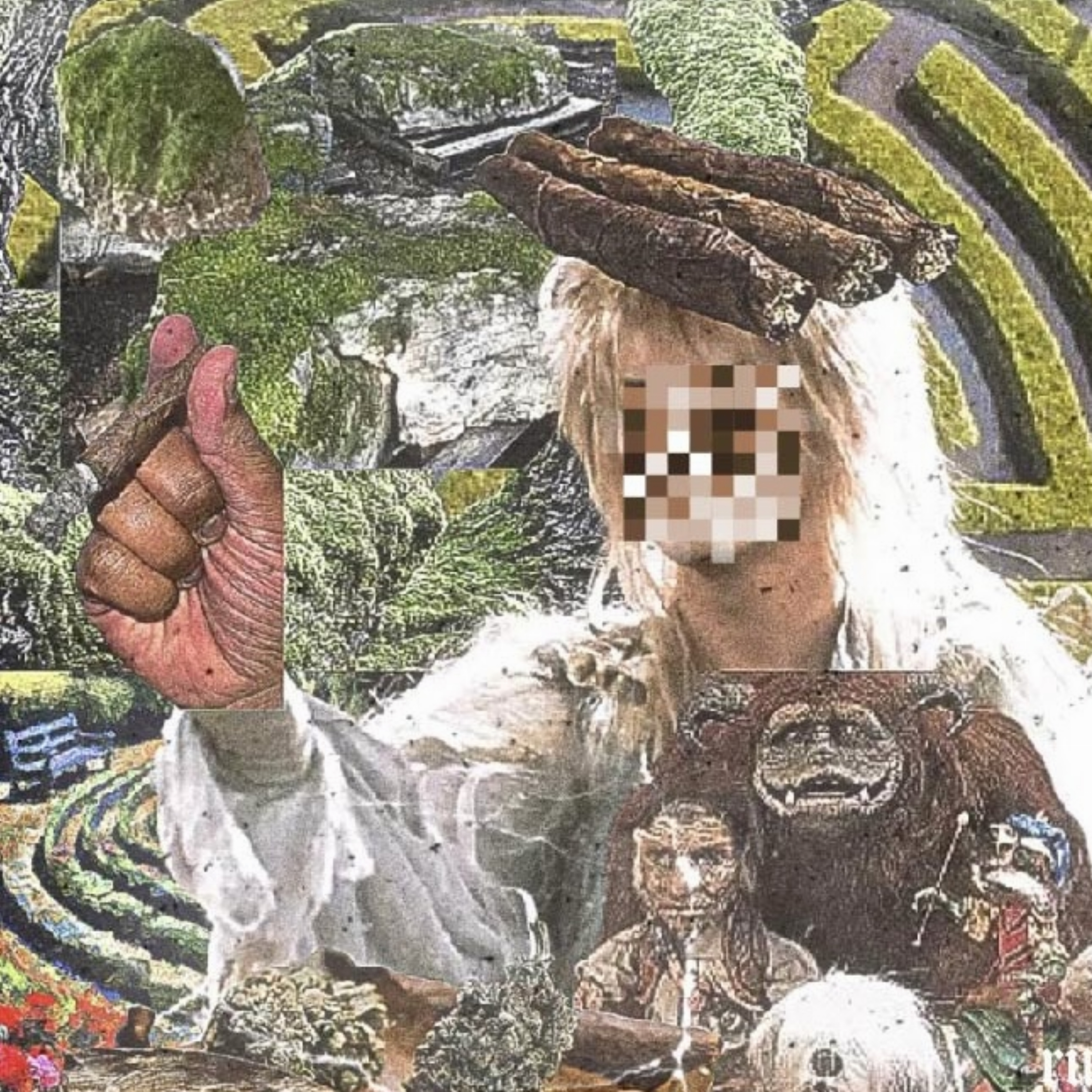 ever since i been a stone i've had moss artwork