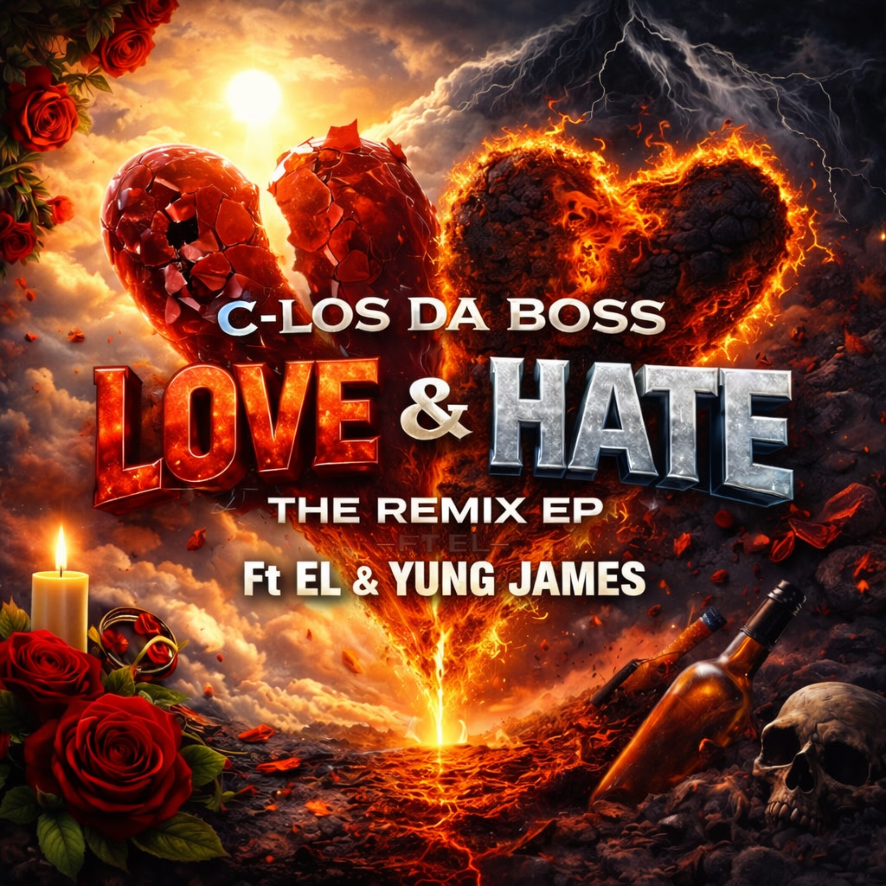 Love & Hate (The Remix) artwork