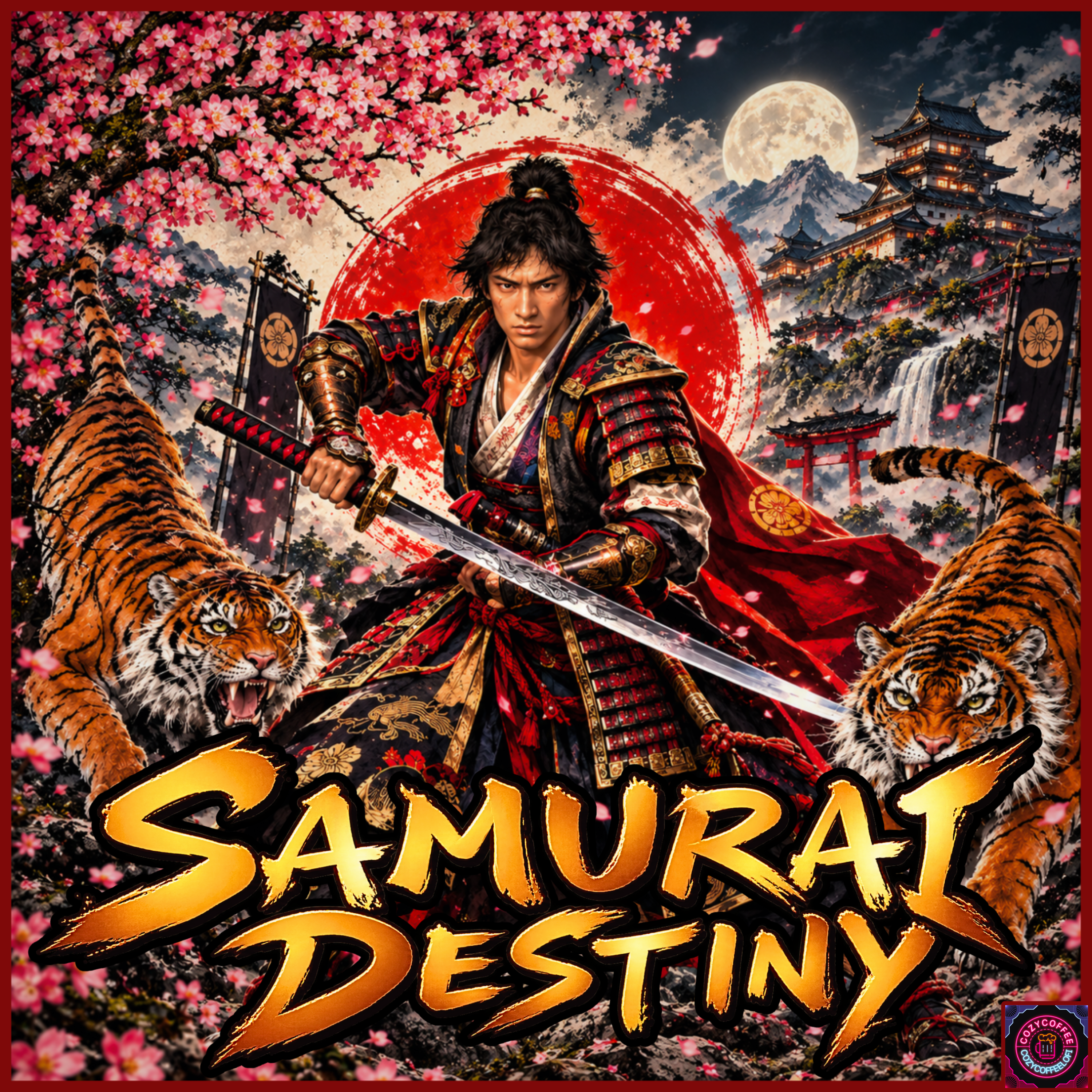 Samurai Destiny (Onimusha inspired Tribute Soundtrack) by CozyCoffeeLofi cover art