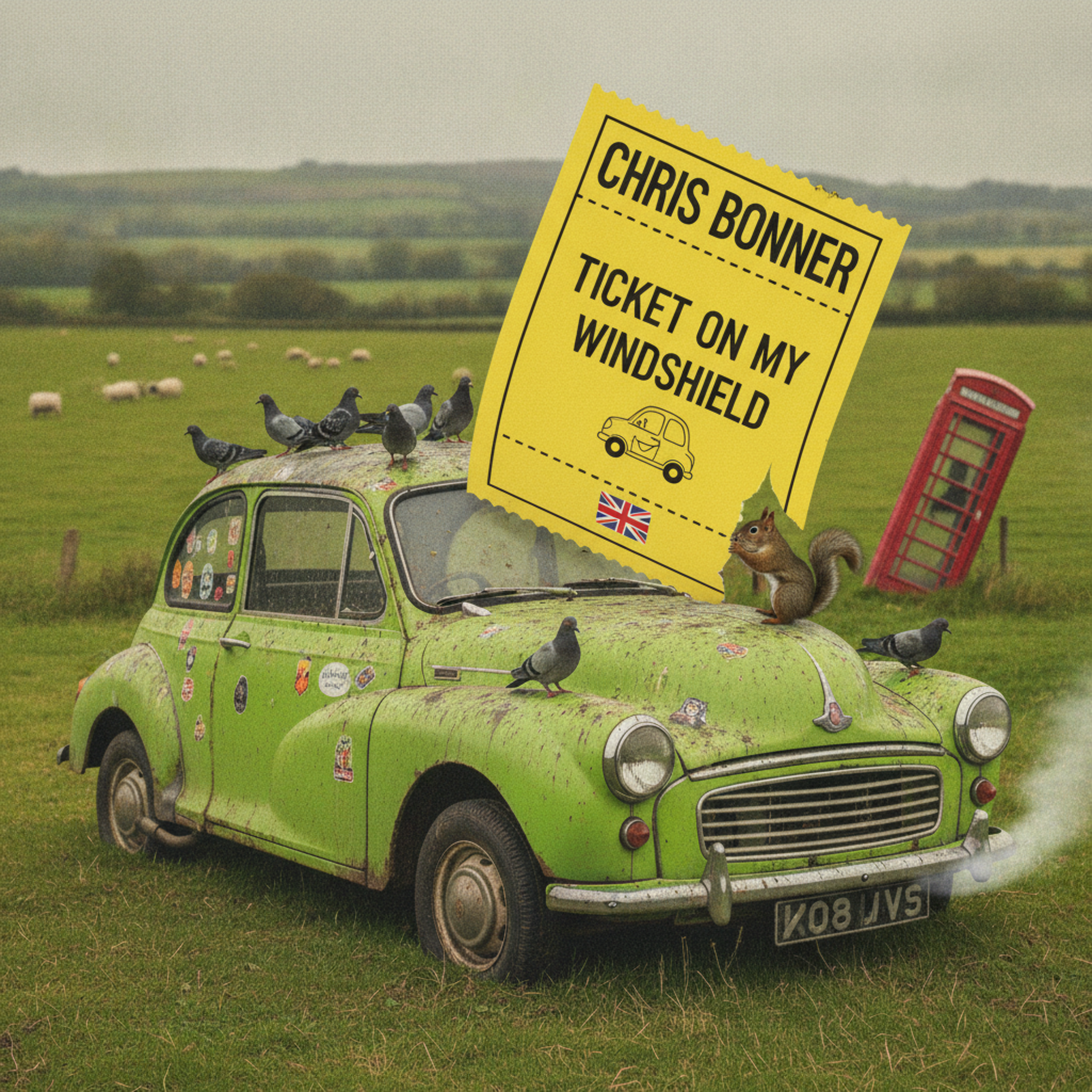 Ticket on My Windshield by Chris Bonner UK cover art