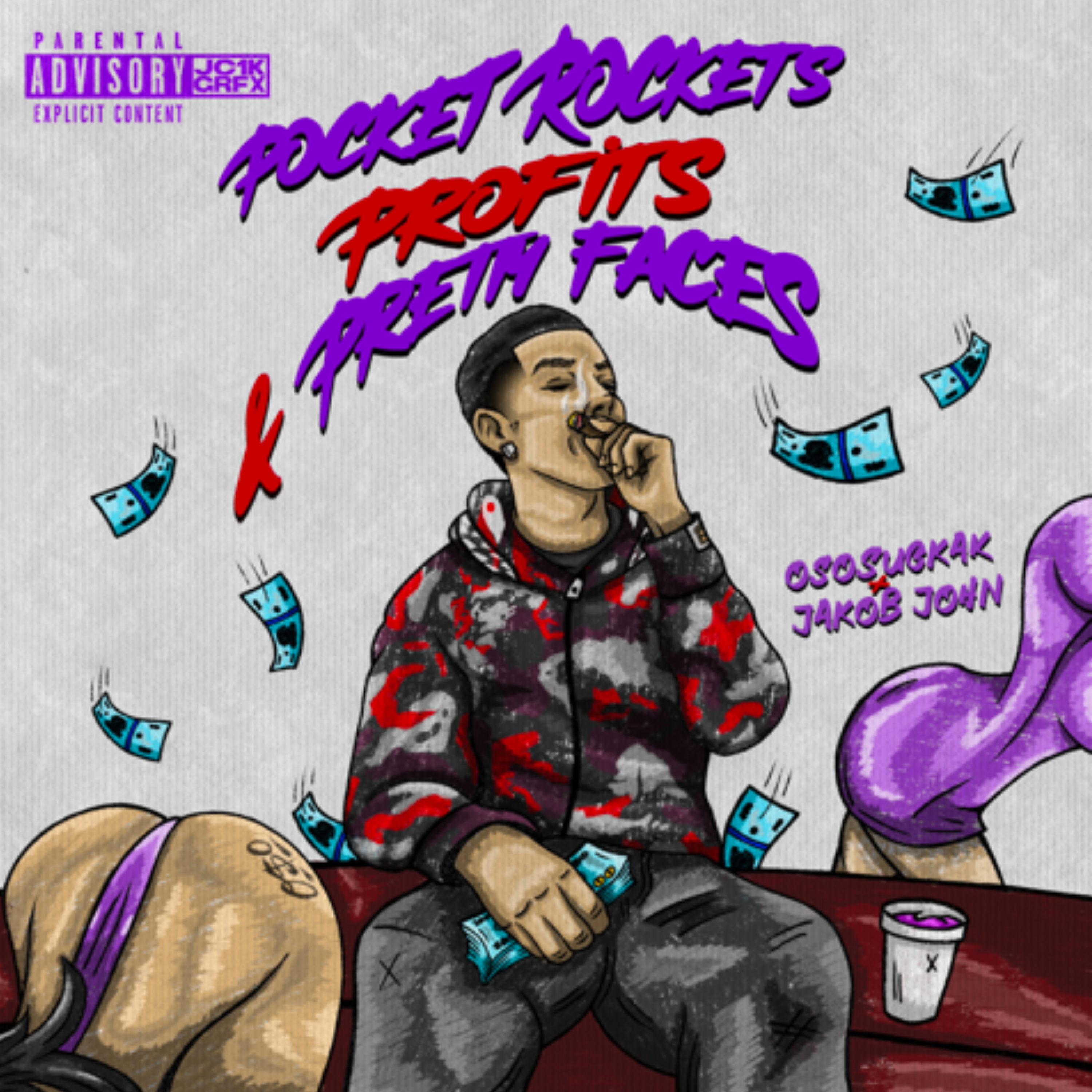 Pocket Rockets, Profits & Pretty Faces artwork