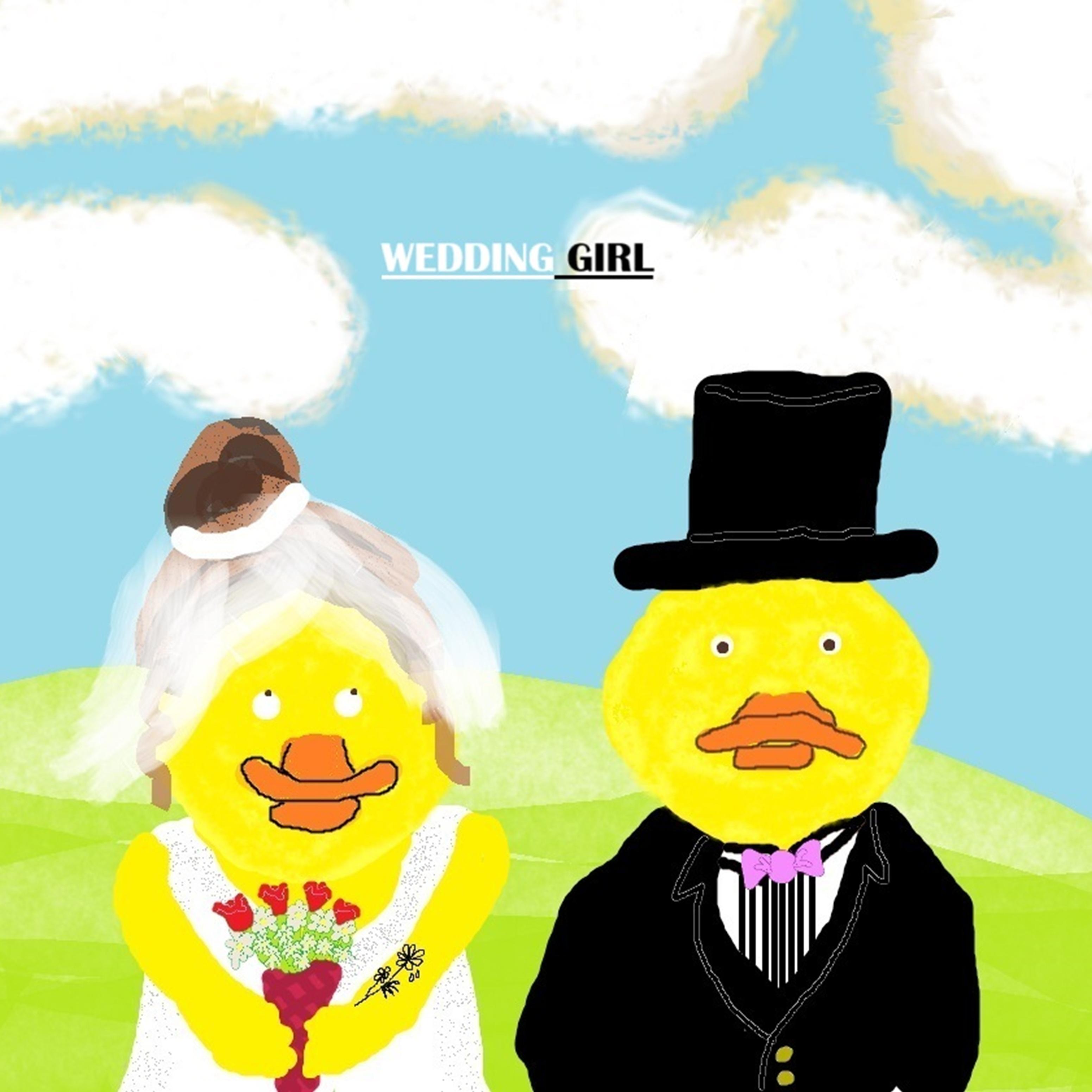 wedding girl artwork