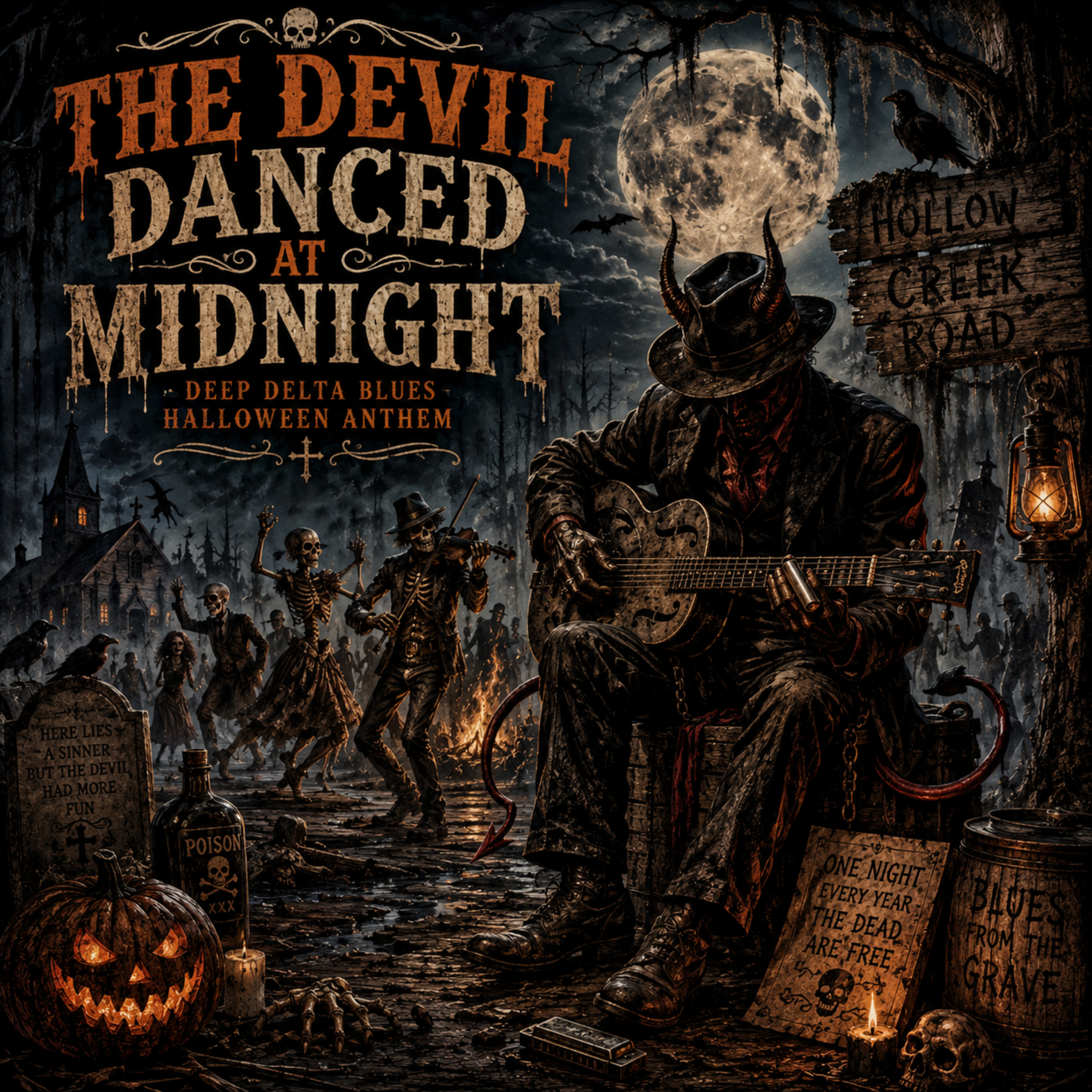 The Devil Danced at Midnight (Halloween) by Gospel & Blues Meets Country cover art