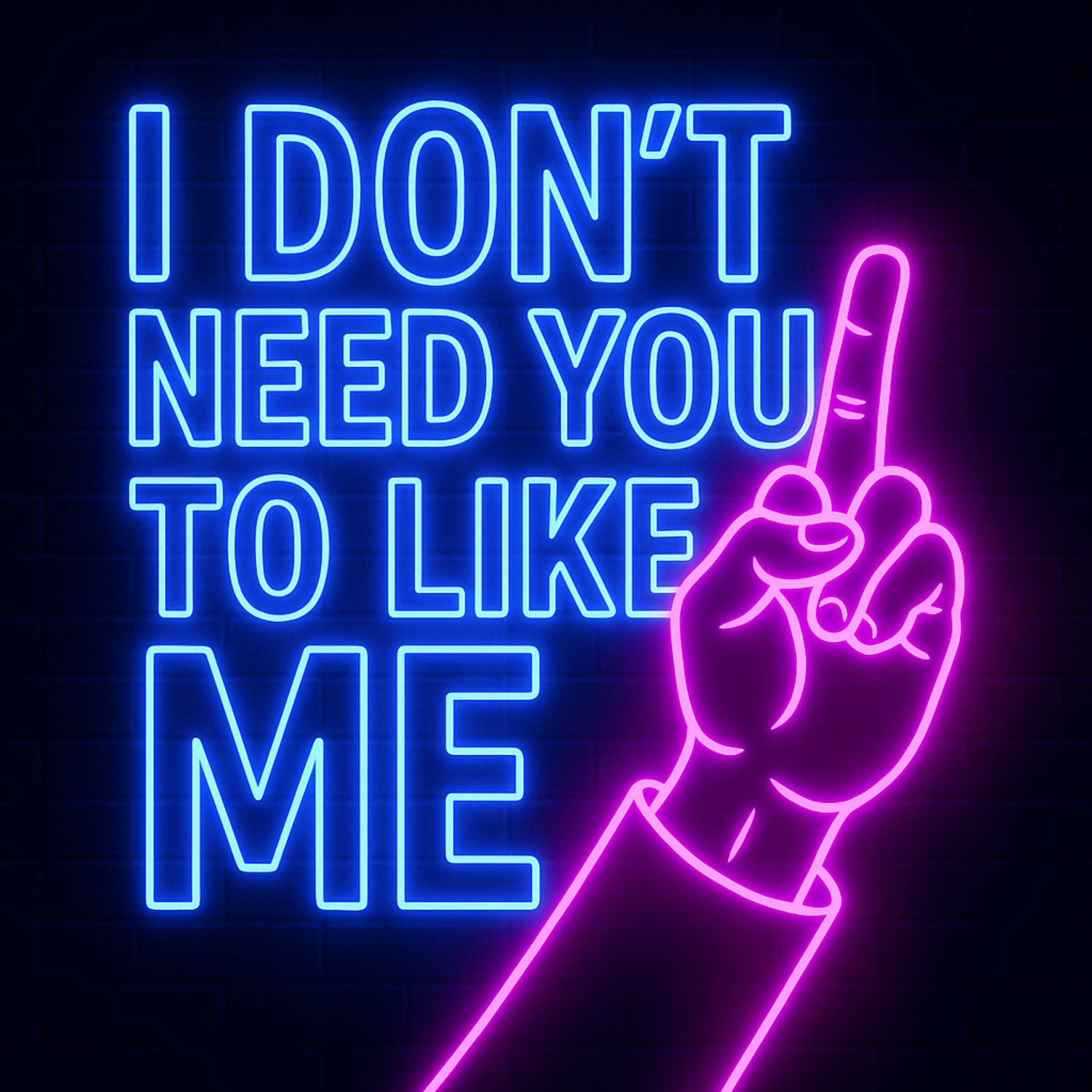 I Don’t Need You To Like Me artwork