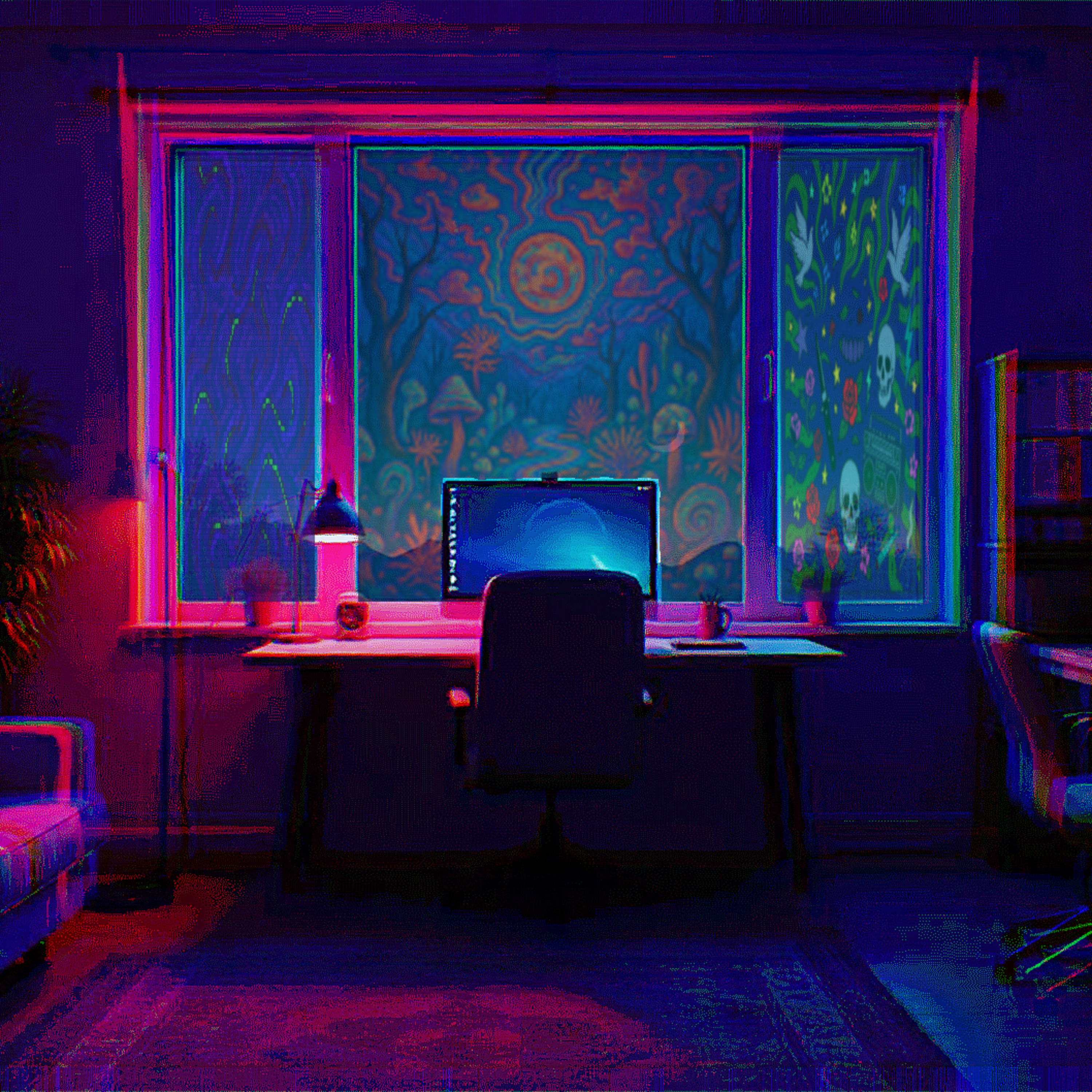 808 instrumental tape artwork