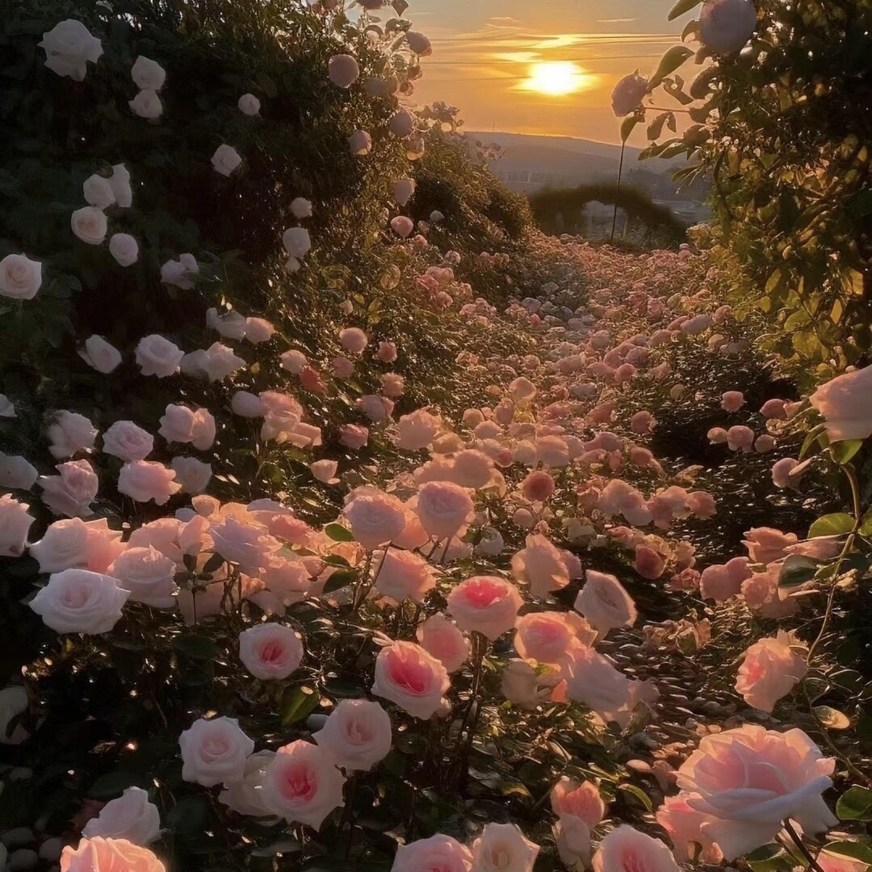 Flower Petals Falling artwork