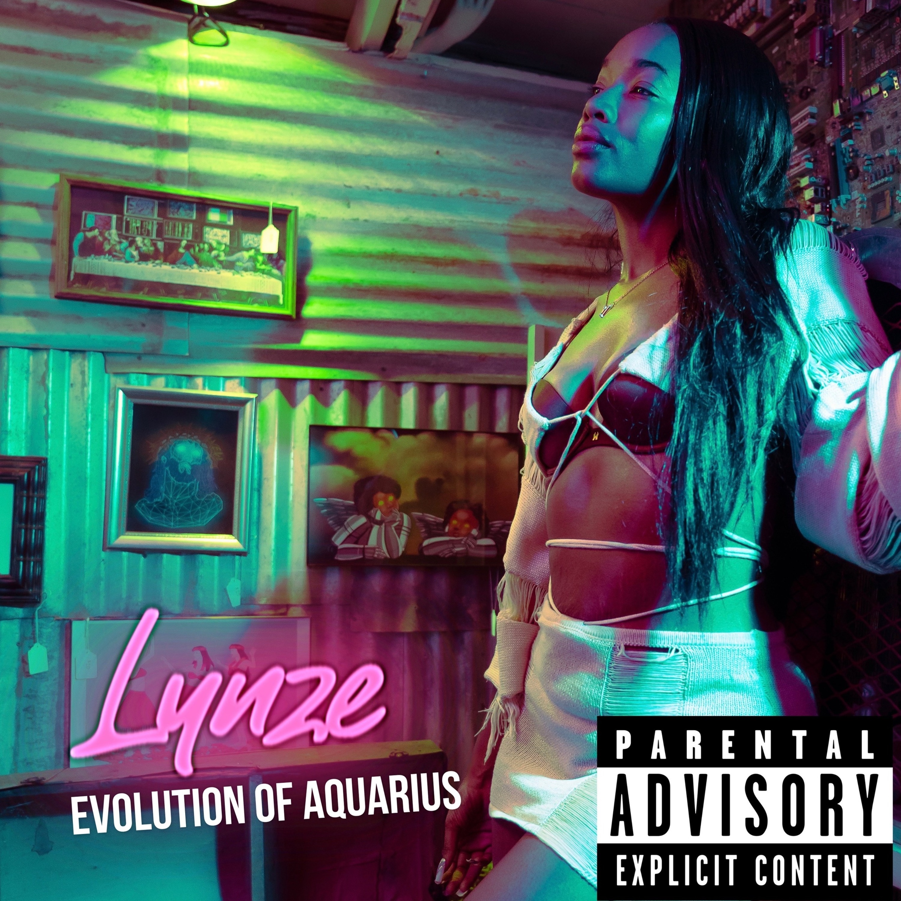 Evolution of Aquarius artwork