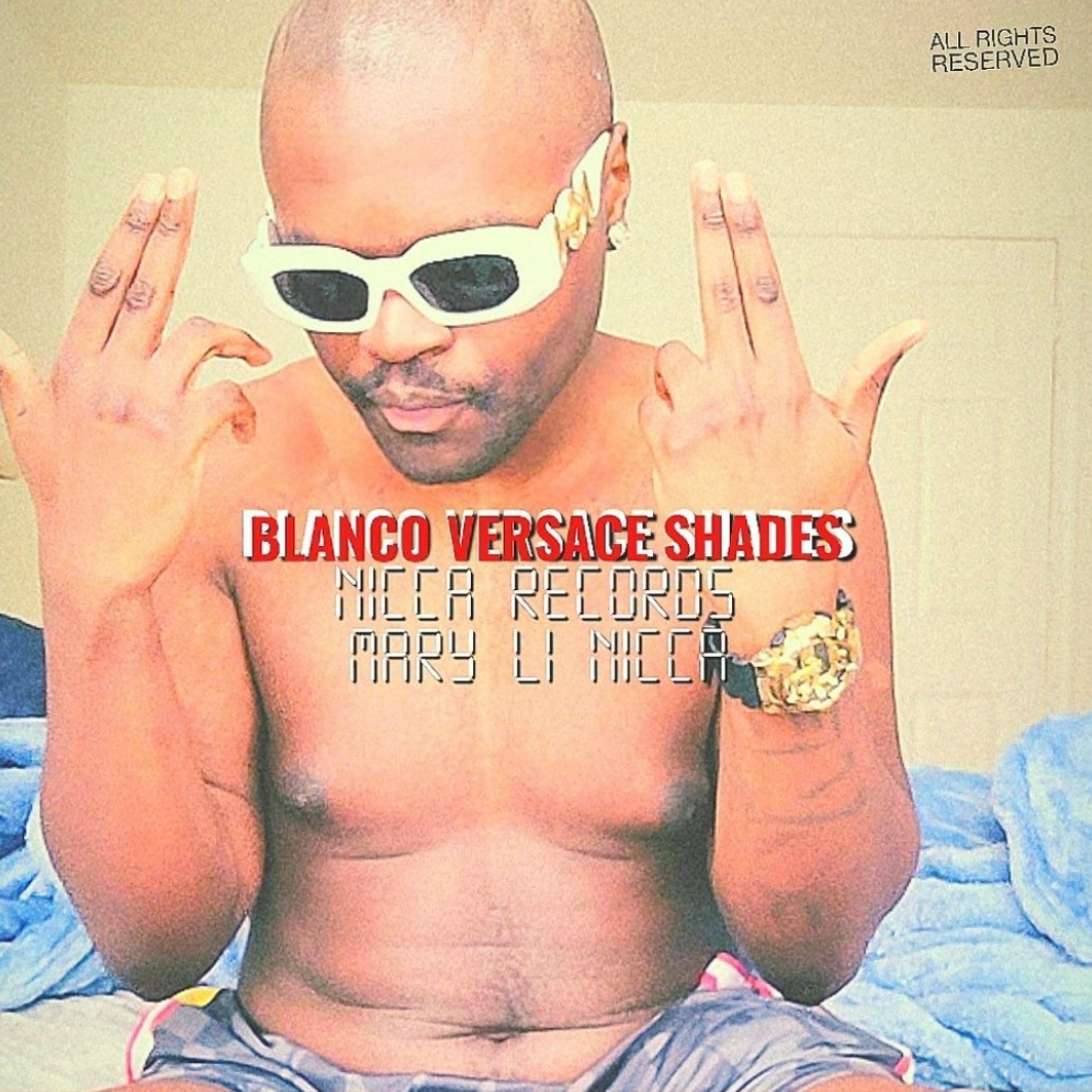 Blanco Versace Shades artwork