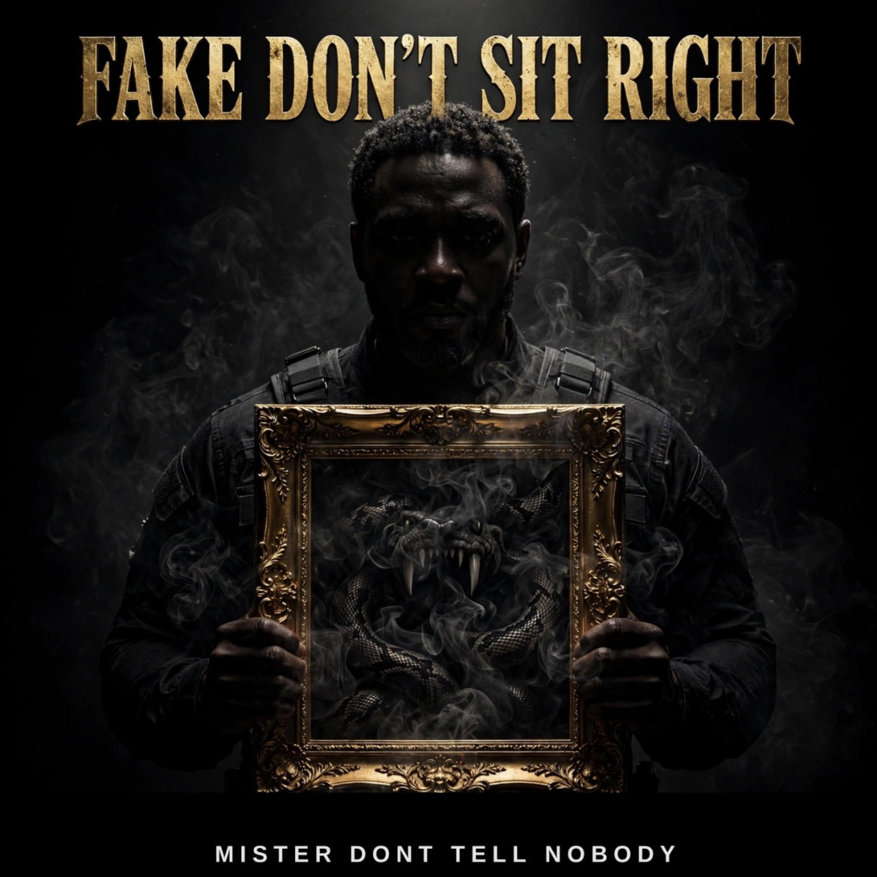 Fake Don’t Sit Right by Mister Dont Tell nobody cover art