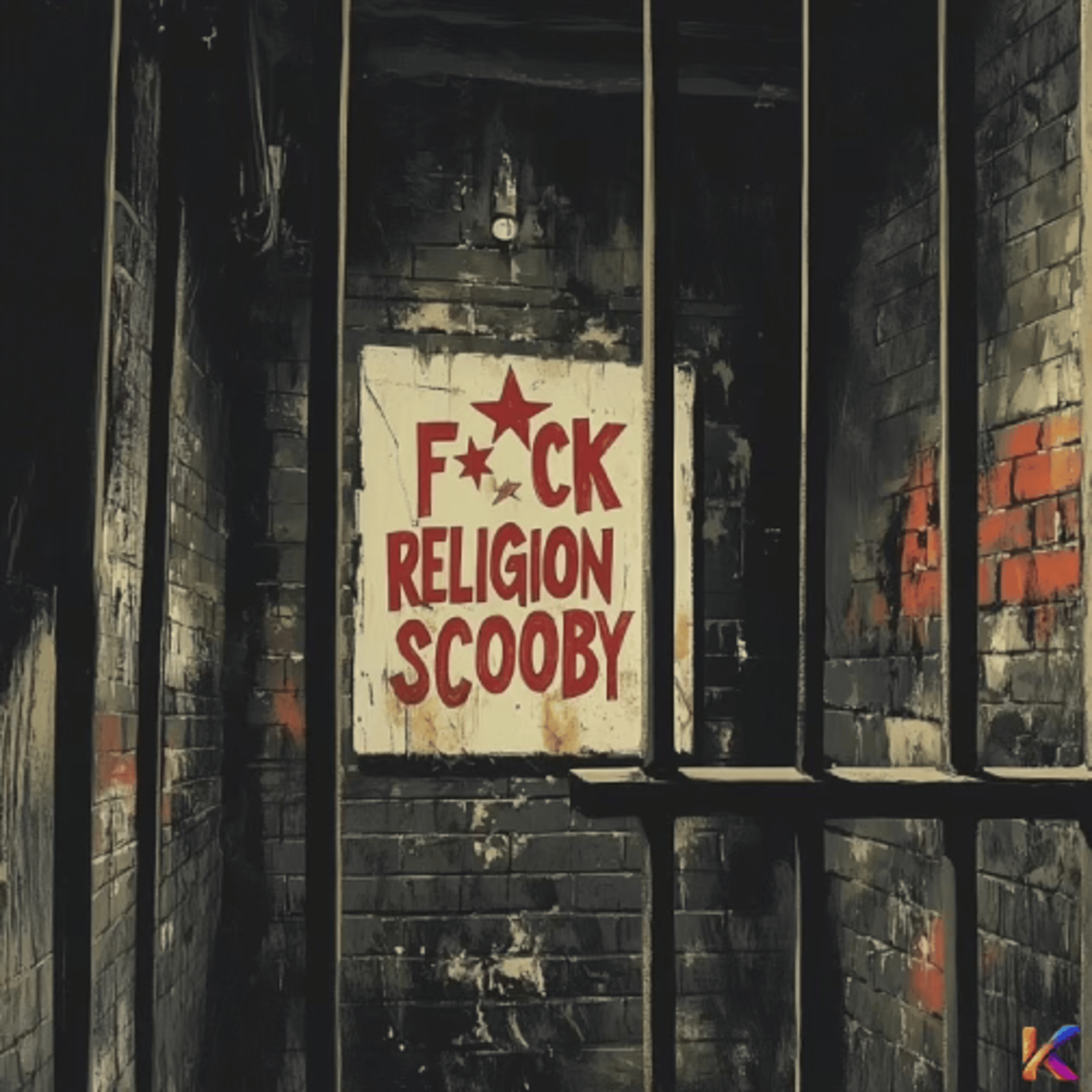 Fuck religion artwork