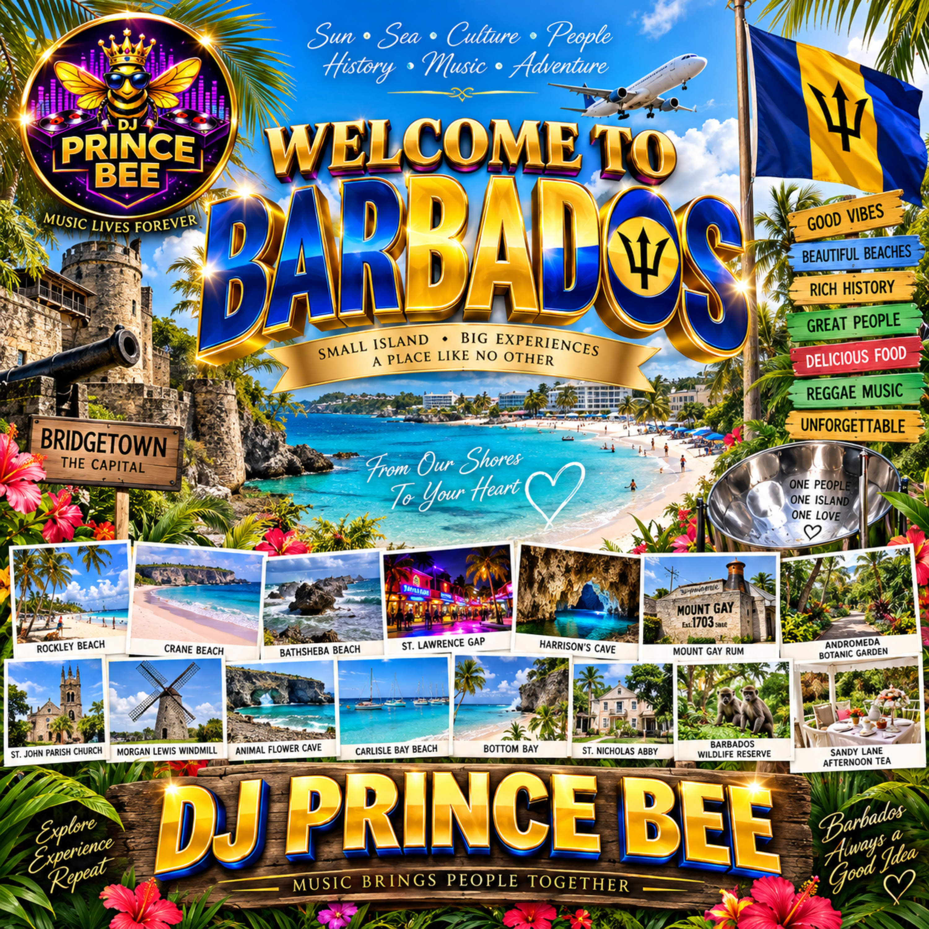 Welcome To Barbados by DJ PRINCE BEE cover art