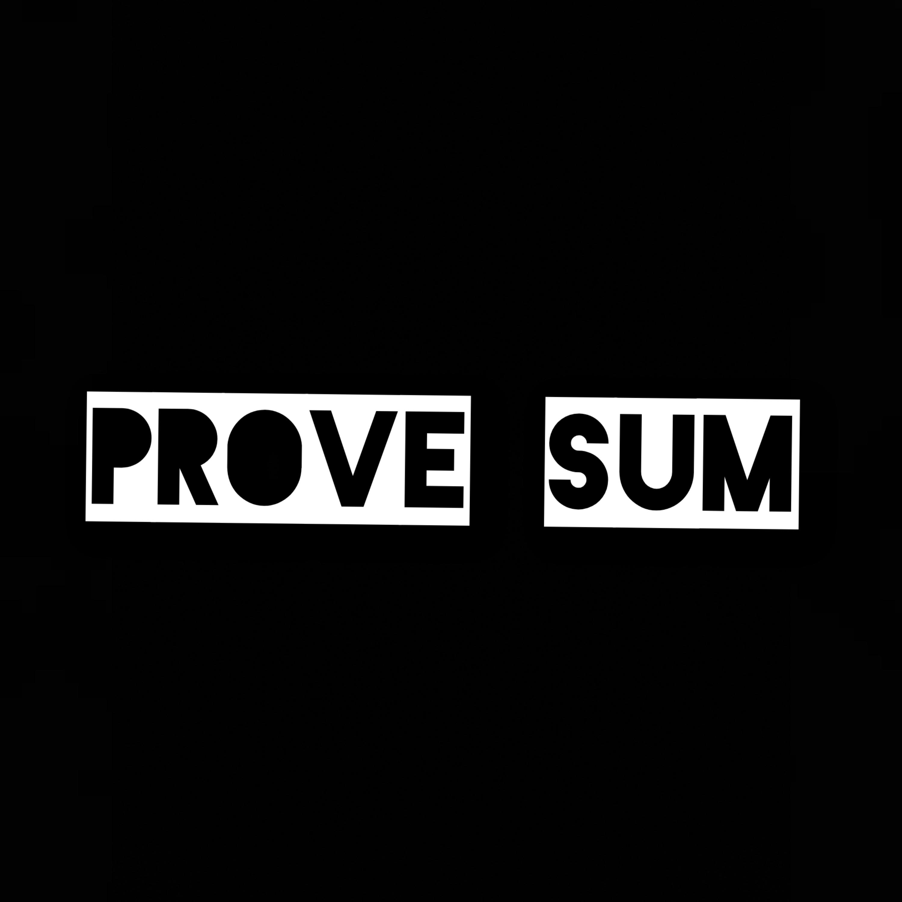 Prove Sum artwork
