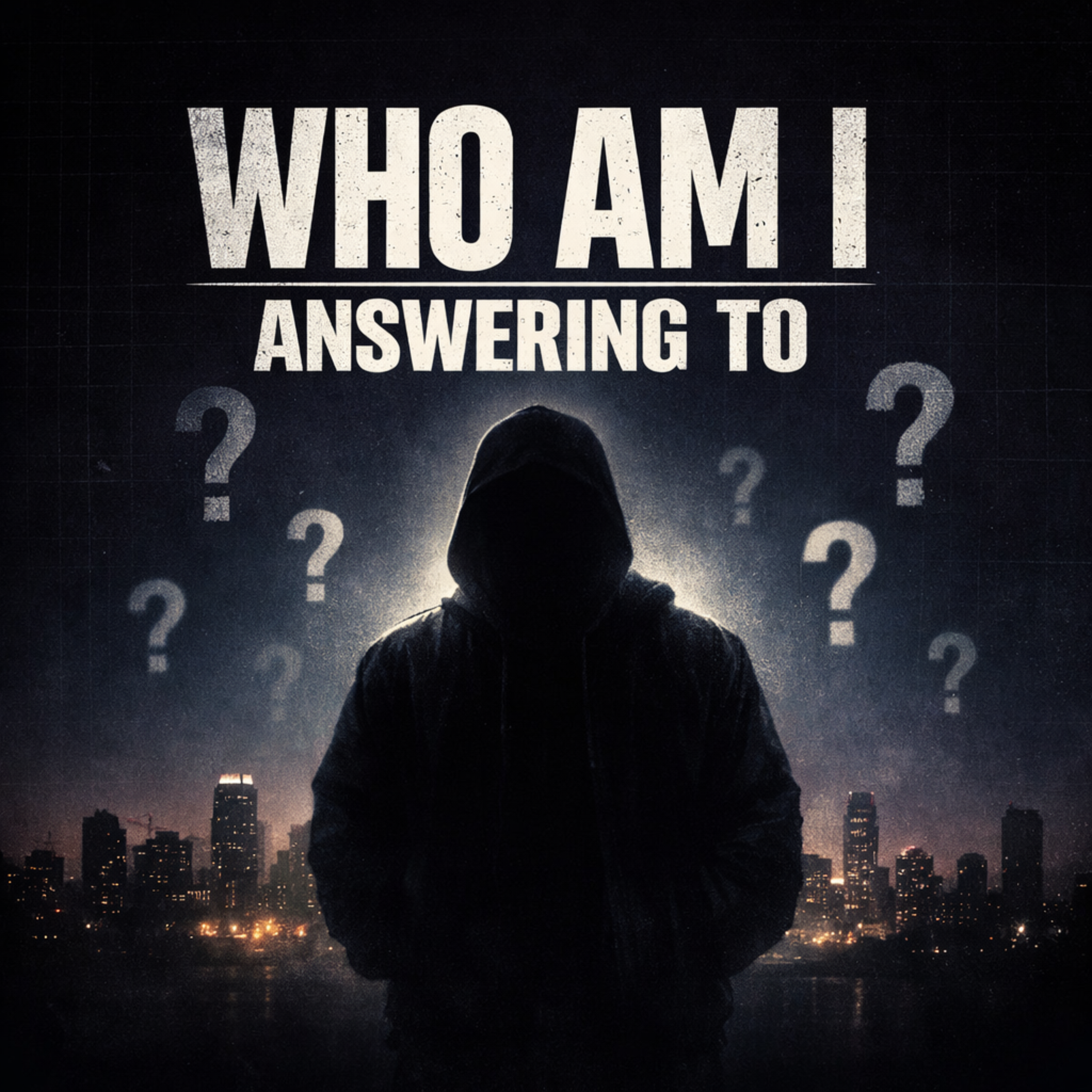 WHO AM I ANSWERING TO artwork