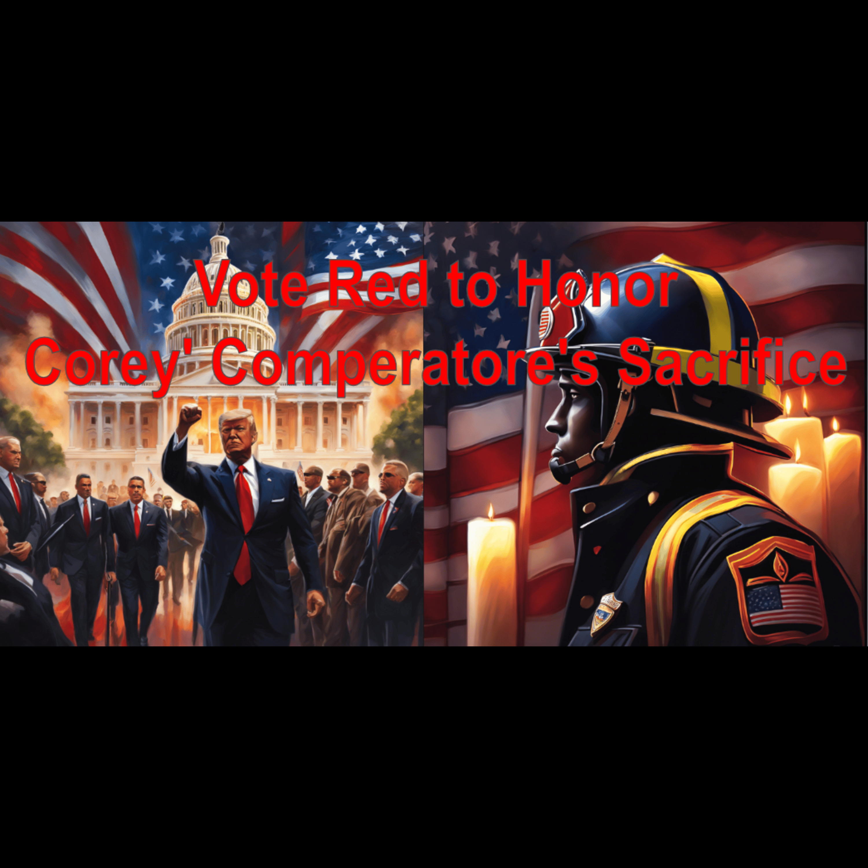Vote Red to Honor Corey' Comperatore's Sacrifice artwork