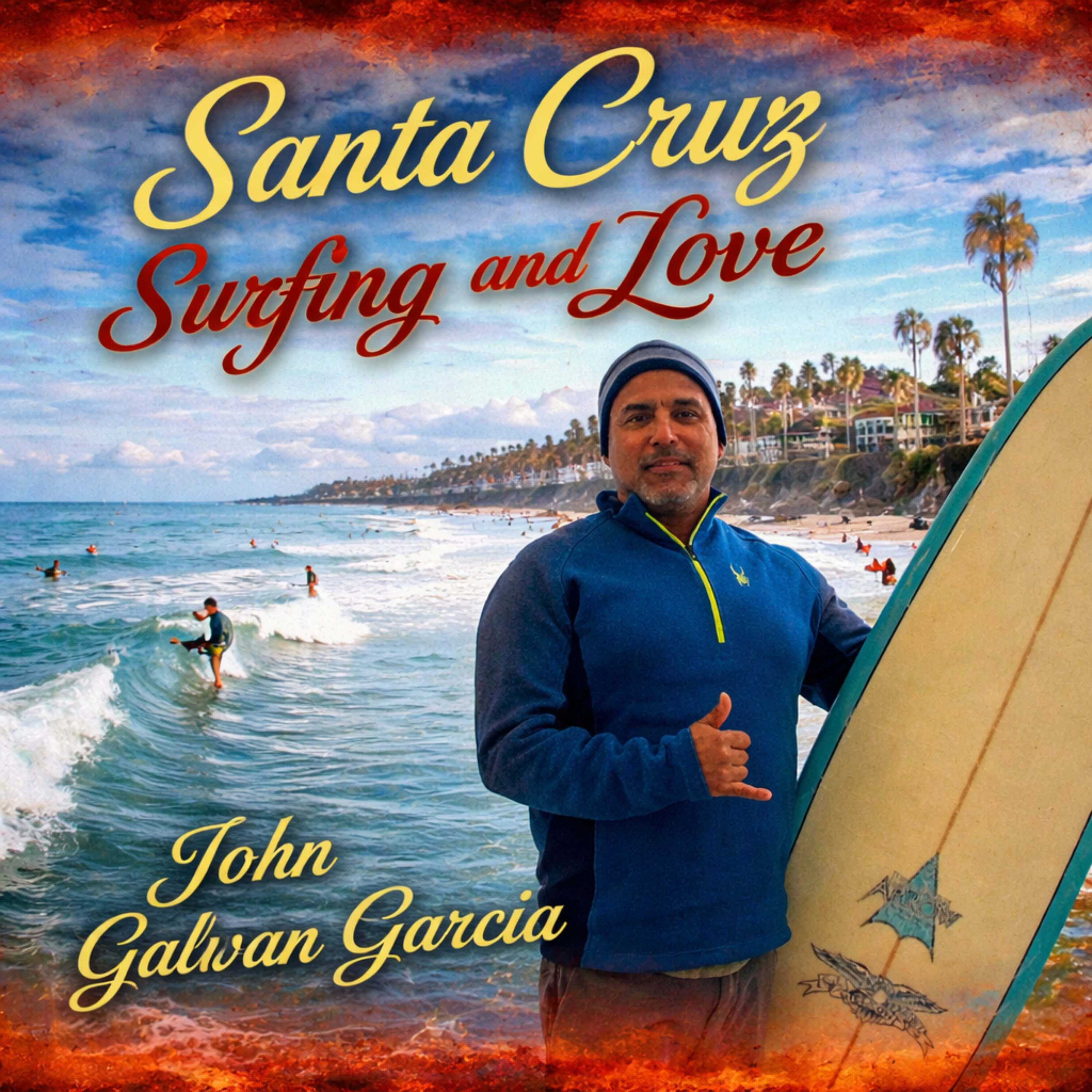 Santa Cruz Surfing and Love artwork