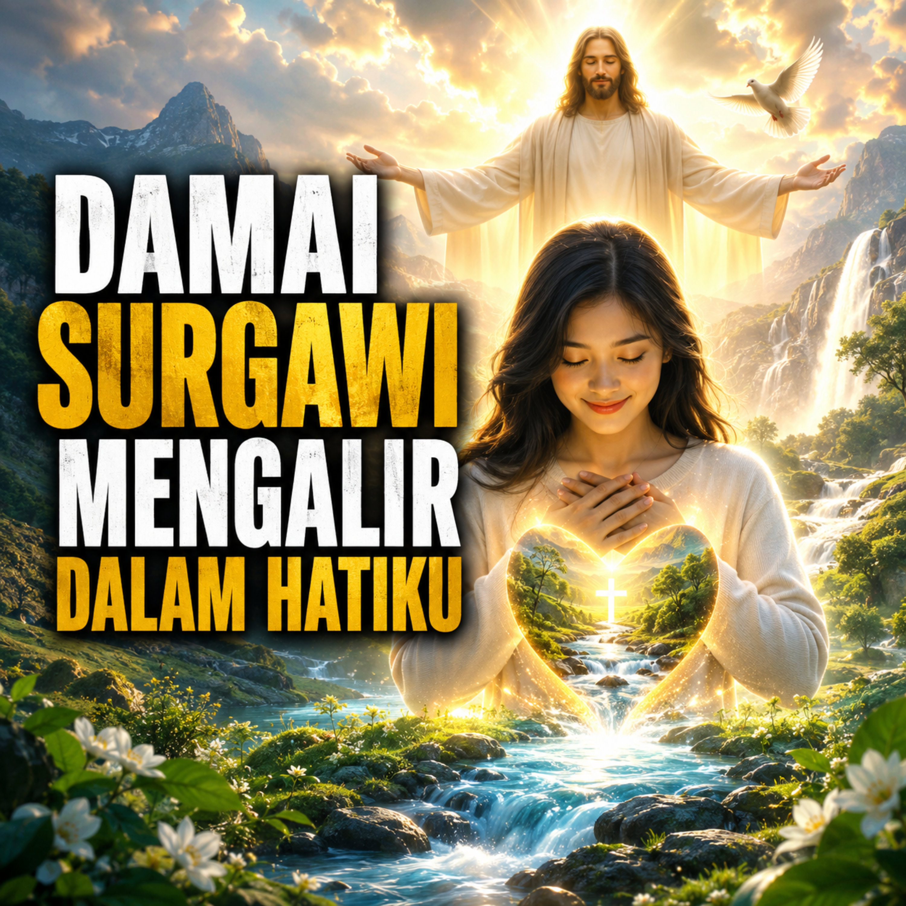 Damai Surgawi Mengalir Dalam Hatiku by PUJI WORSHIP cover art