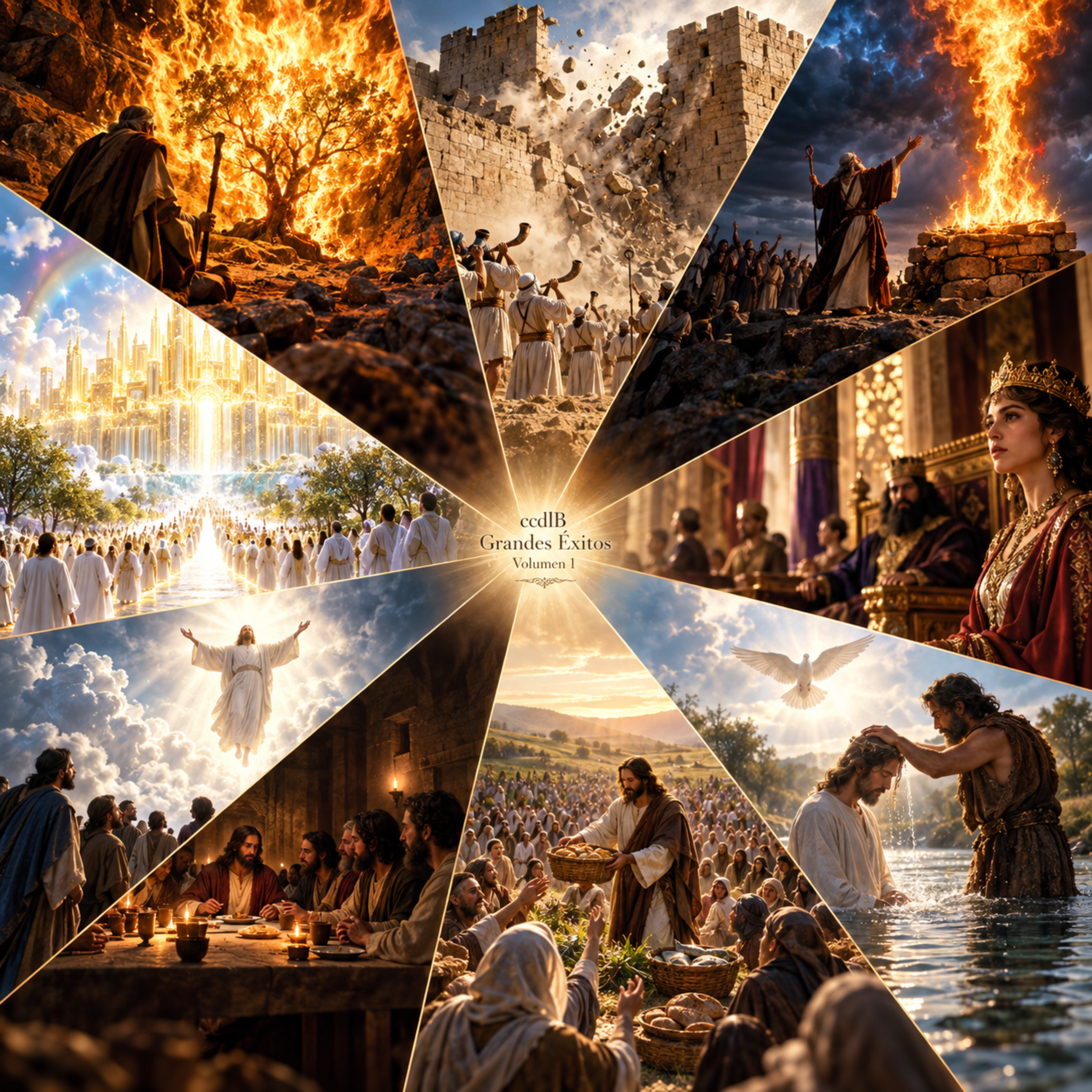 ccdIB Grandes Éxitos Volumen 1 by Canciones Cinematográficas de la Biblia cover art